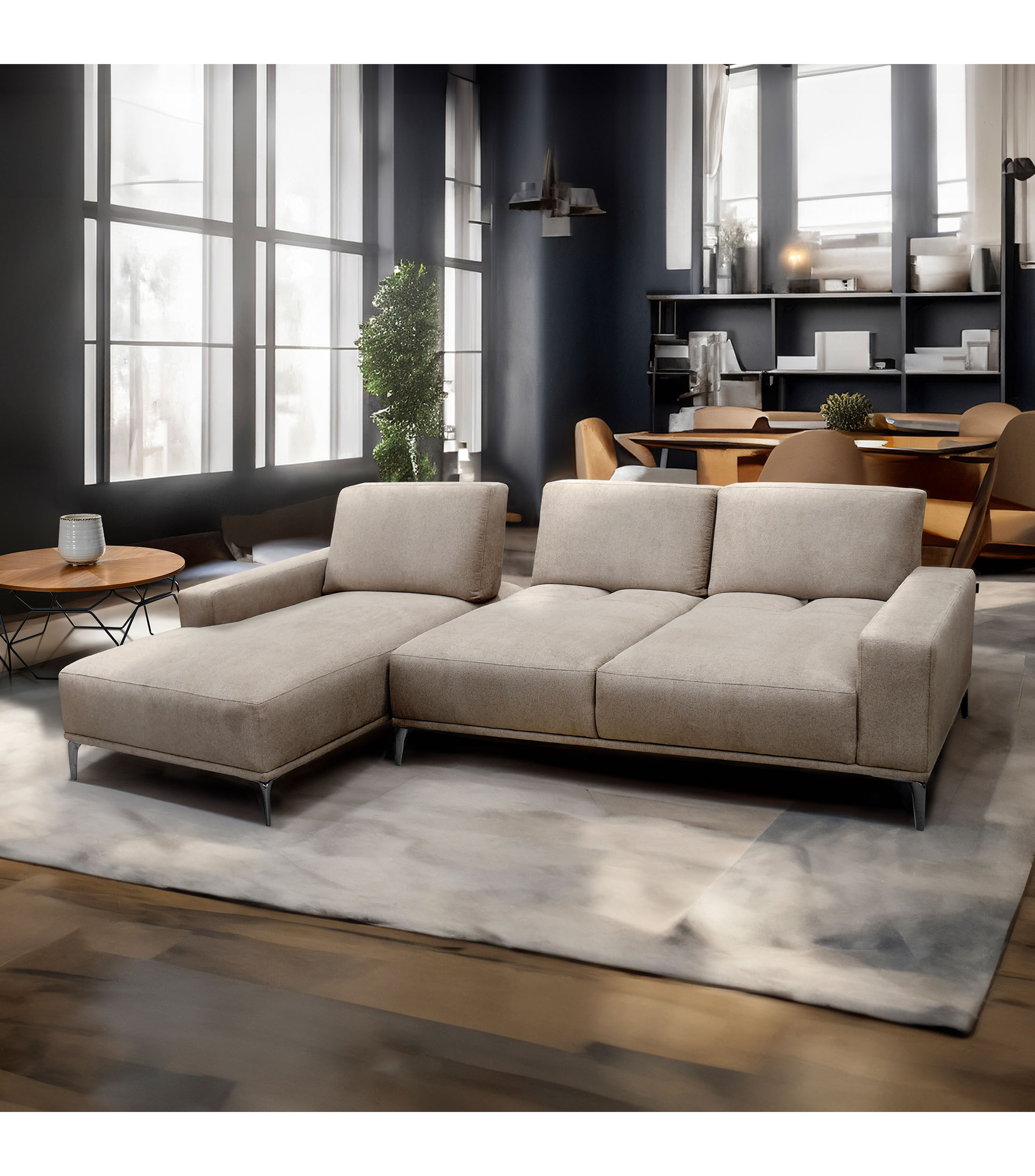 Sala Modular Izquierda Saito Beige