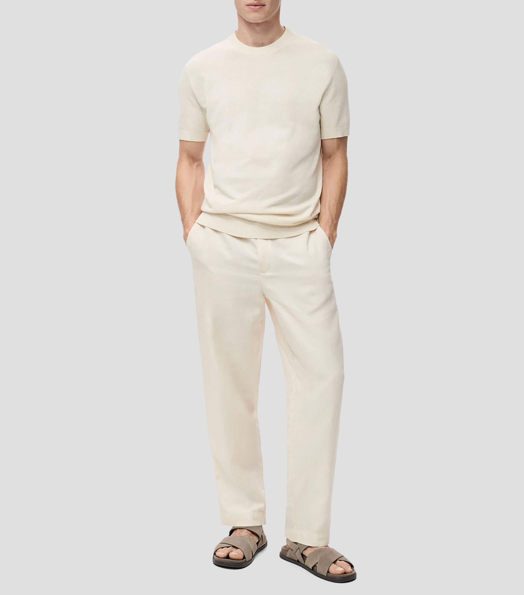 Playera cuello redondo manga corta Hombre