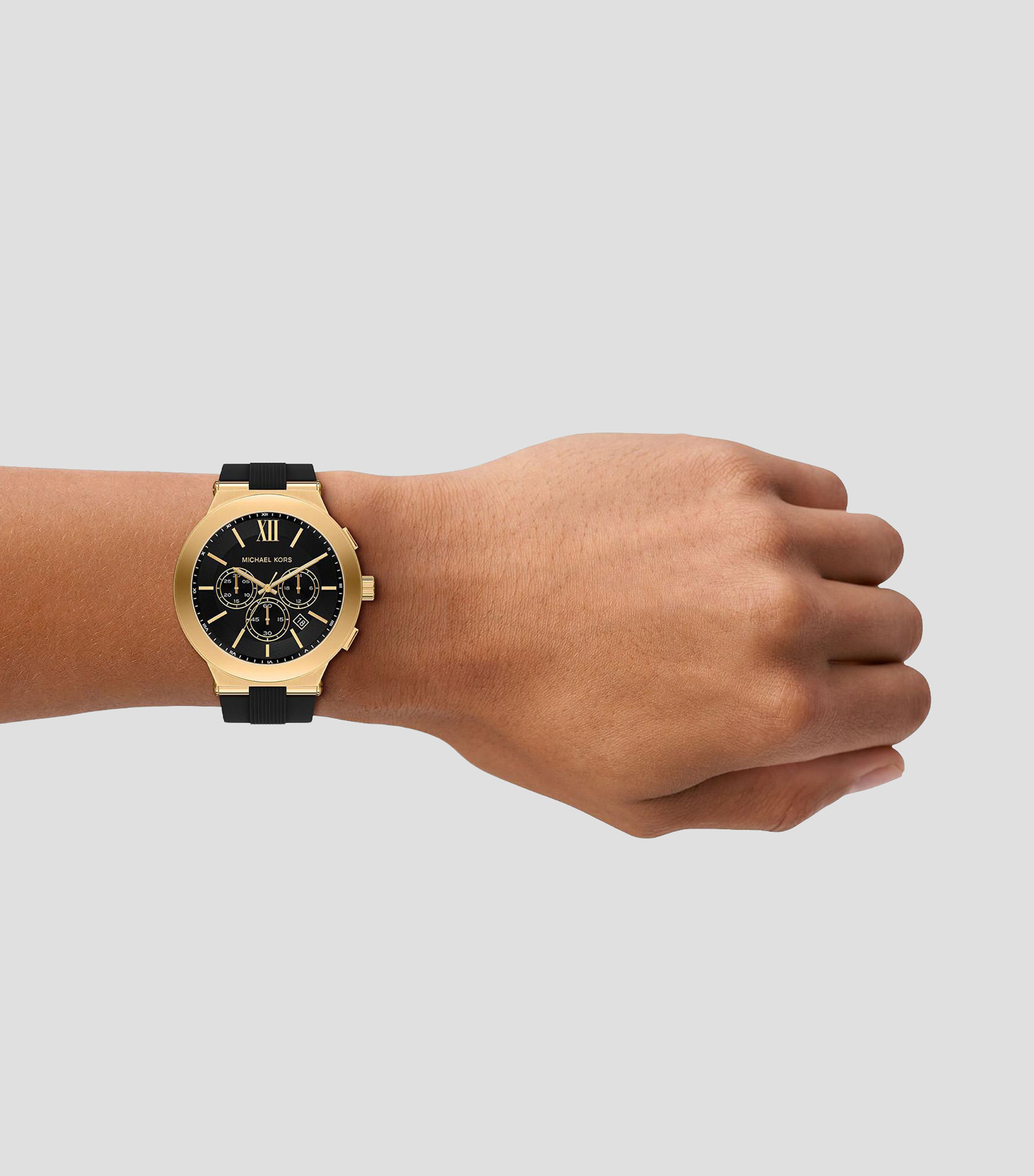 Reloj para Hombre Billie Casual Negro, Dorado