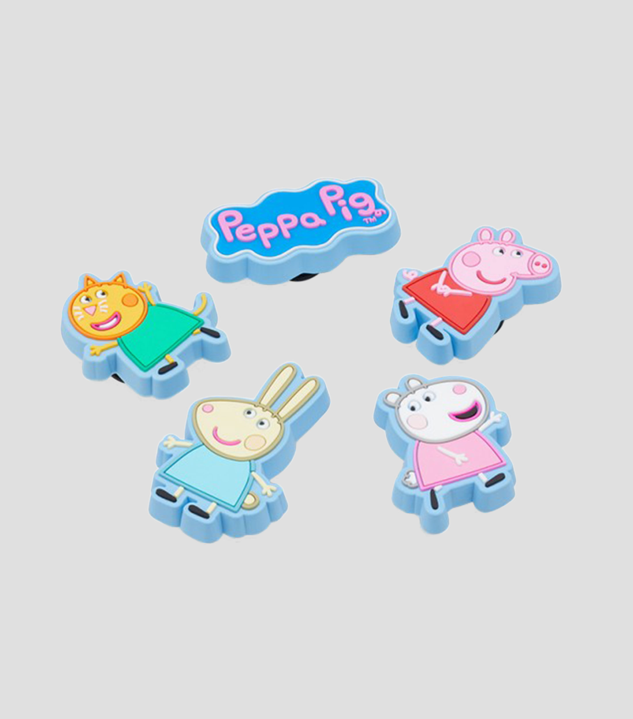 Charms Jibbitz - Peppa Pig, 5 piezas Ninos