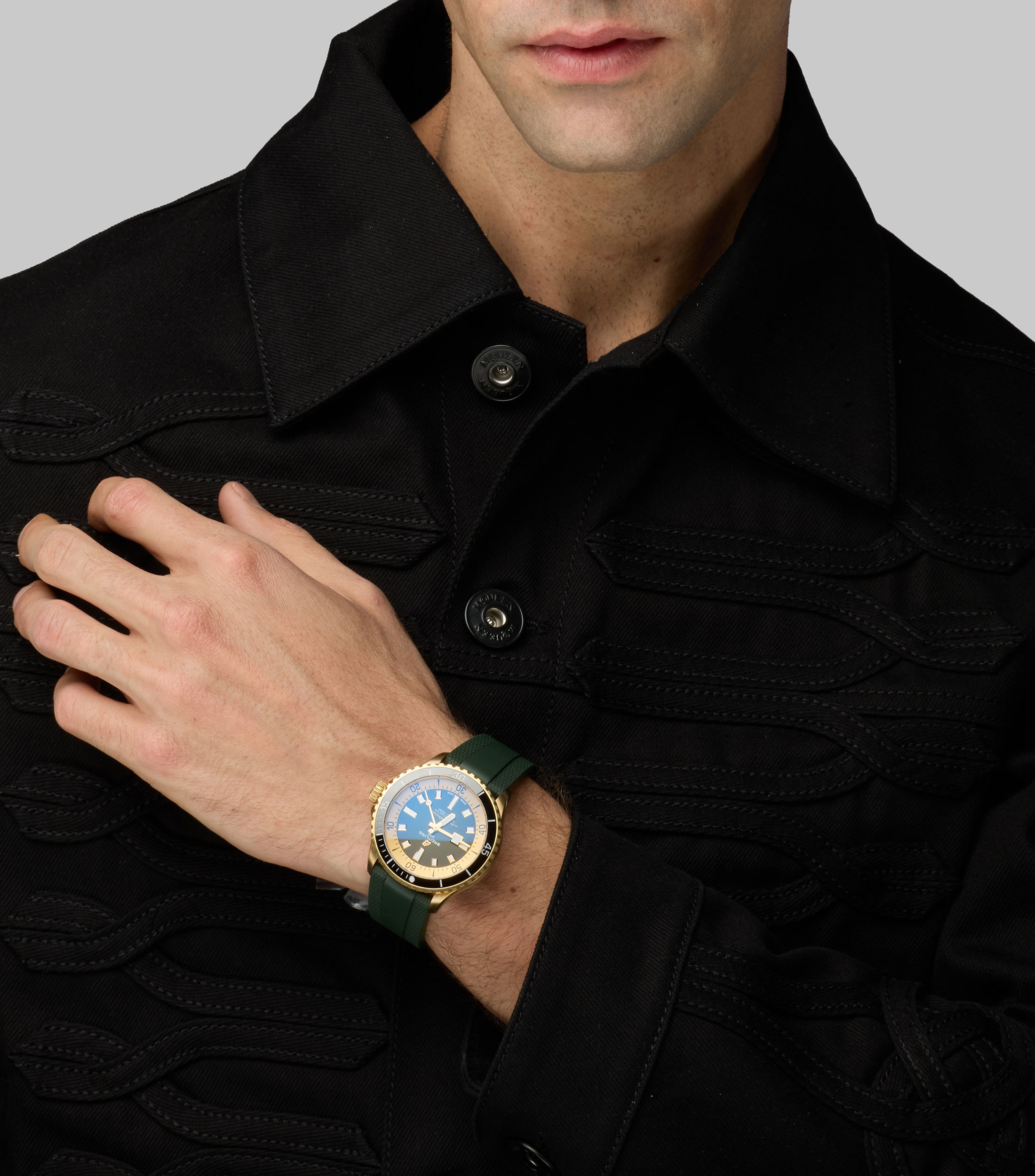 Reloj para Hombre Superocean Automatic 42 deportivo dorado