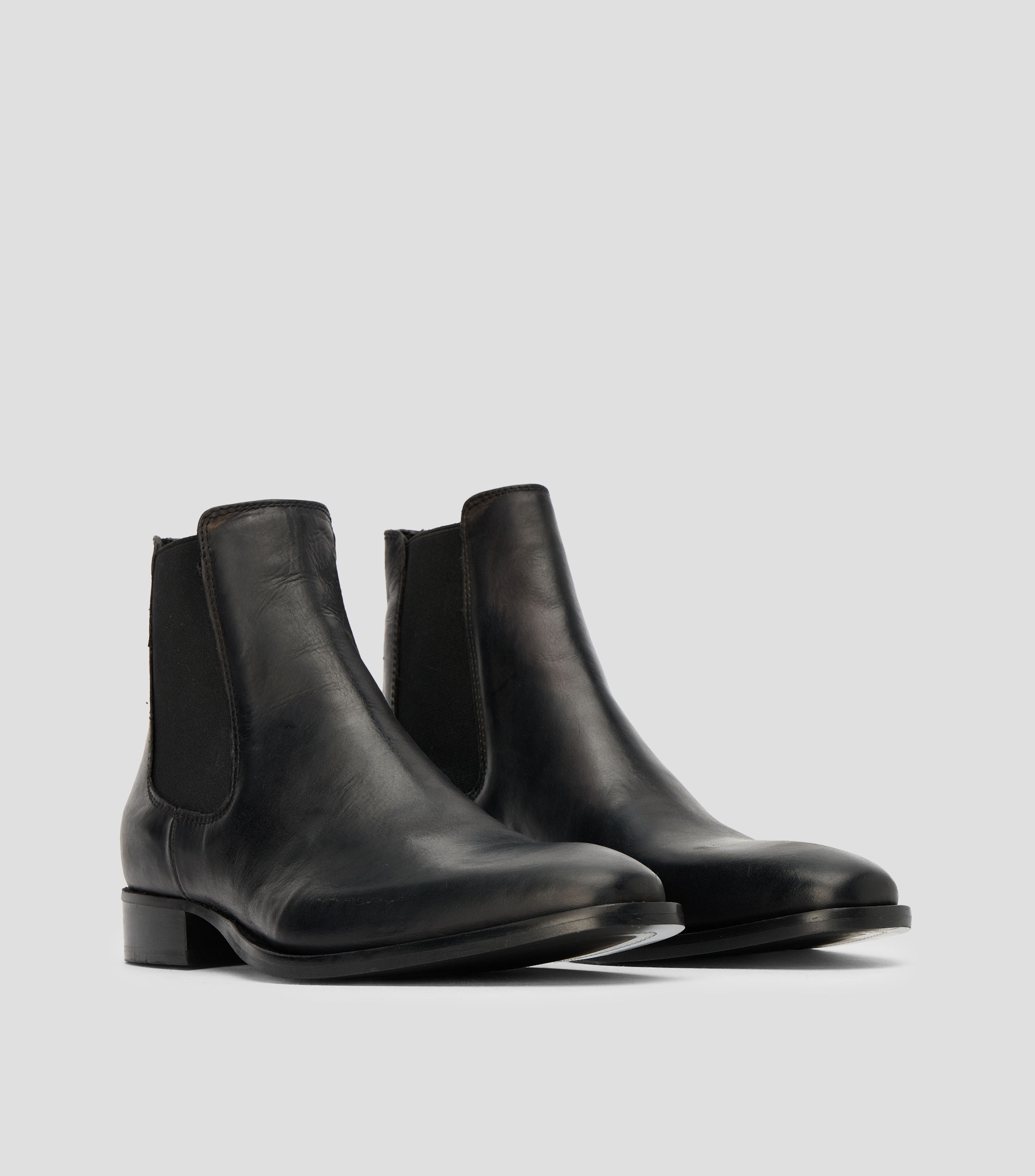 Botines en piel Hombre