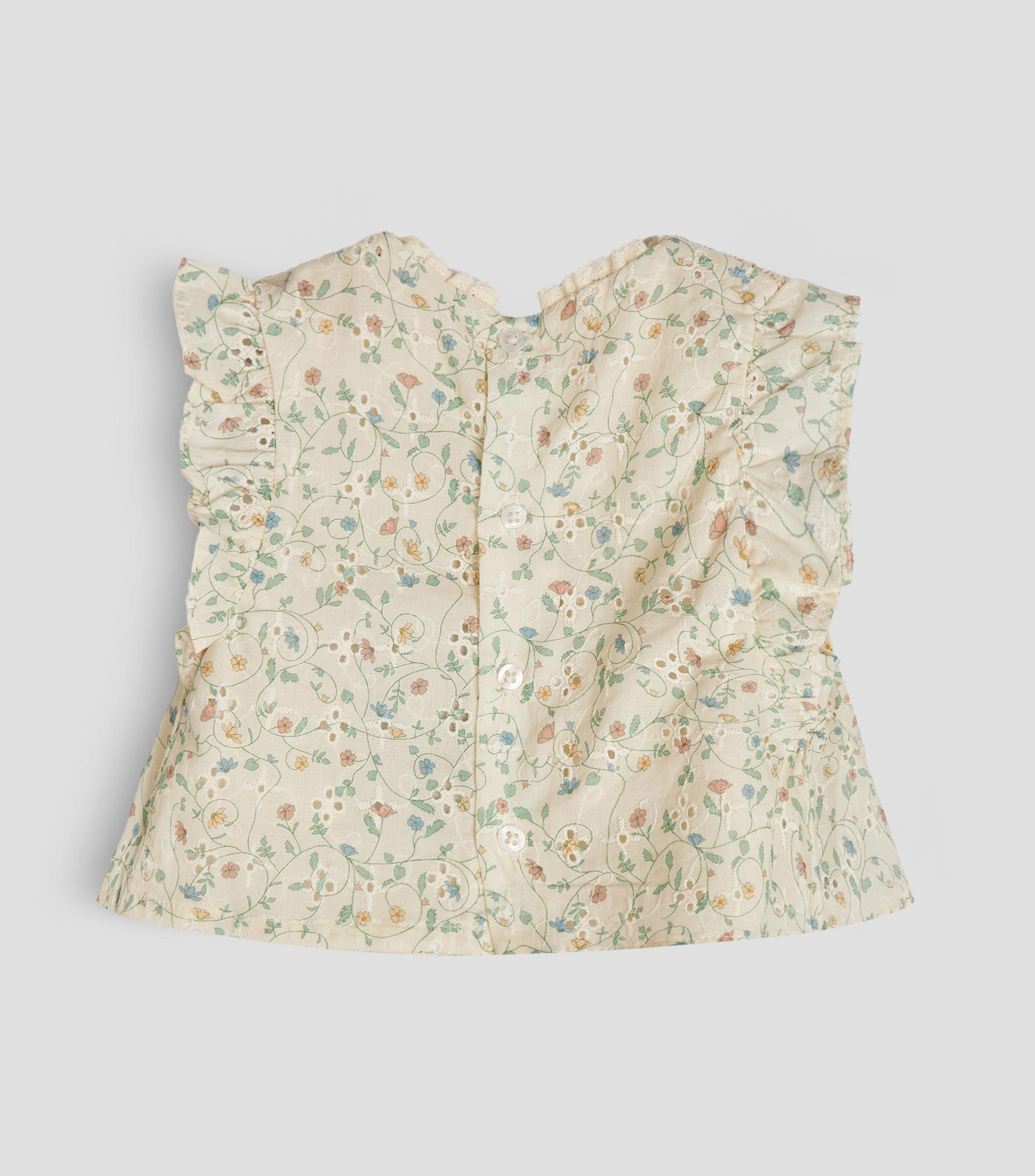 Blusa estampada sin mangas Bebé