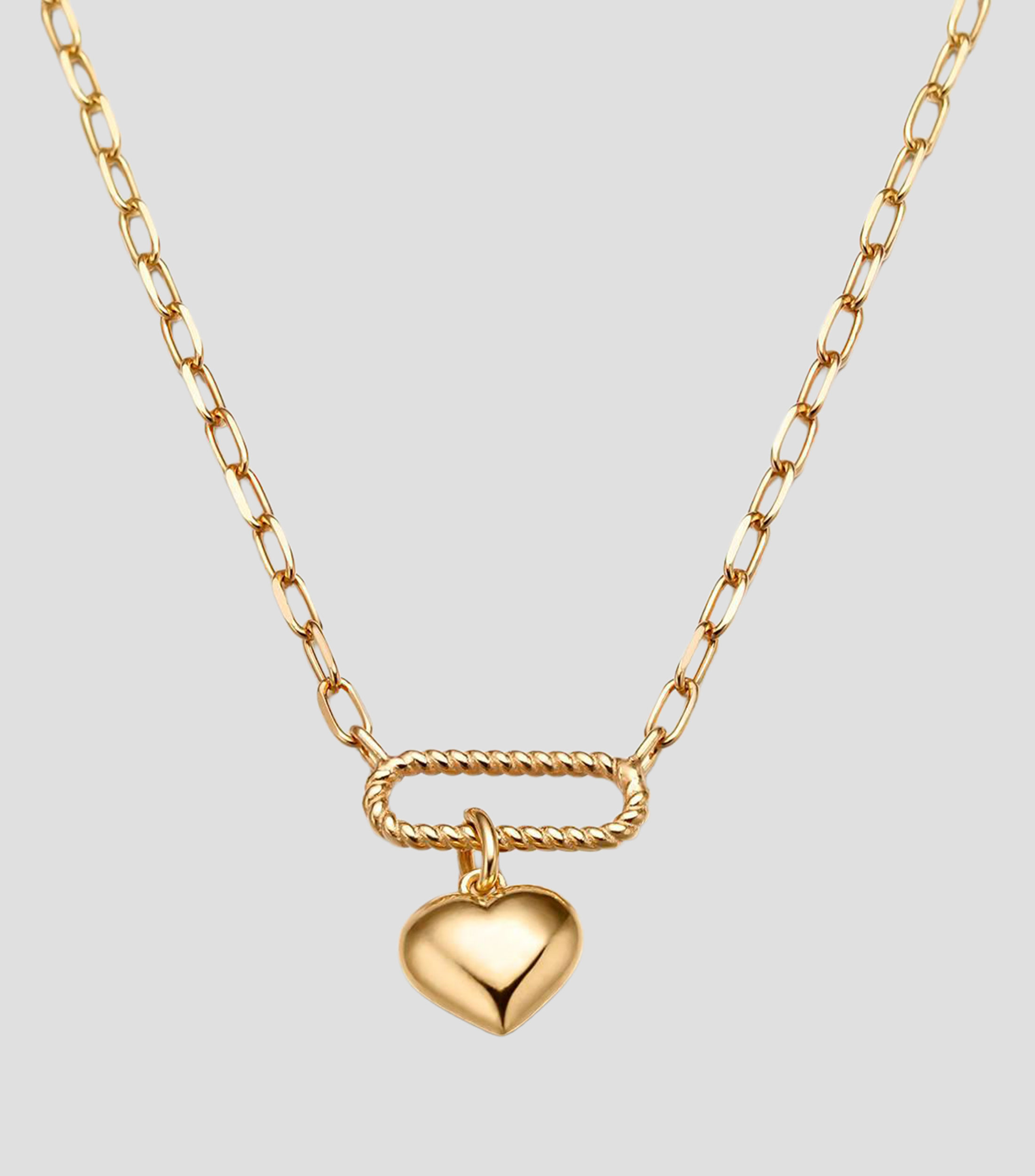 Collar en plata .925 bañada San Valentín Mujer