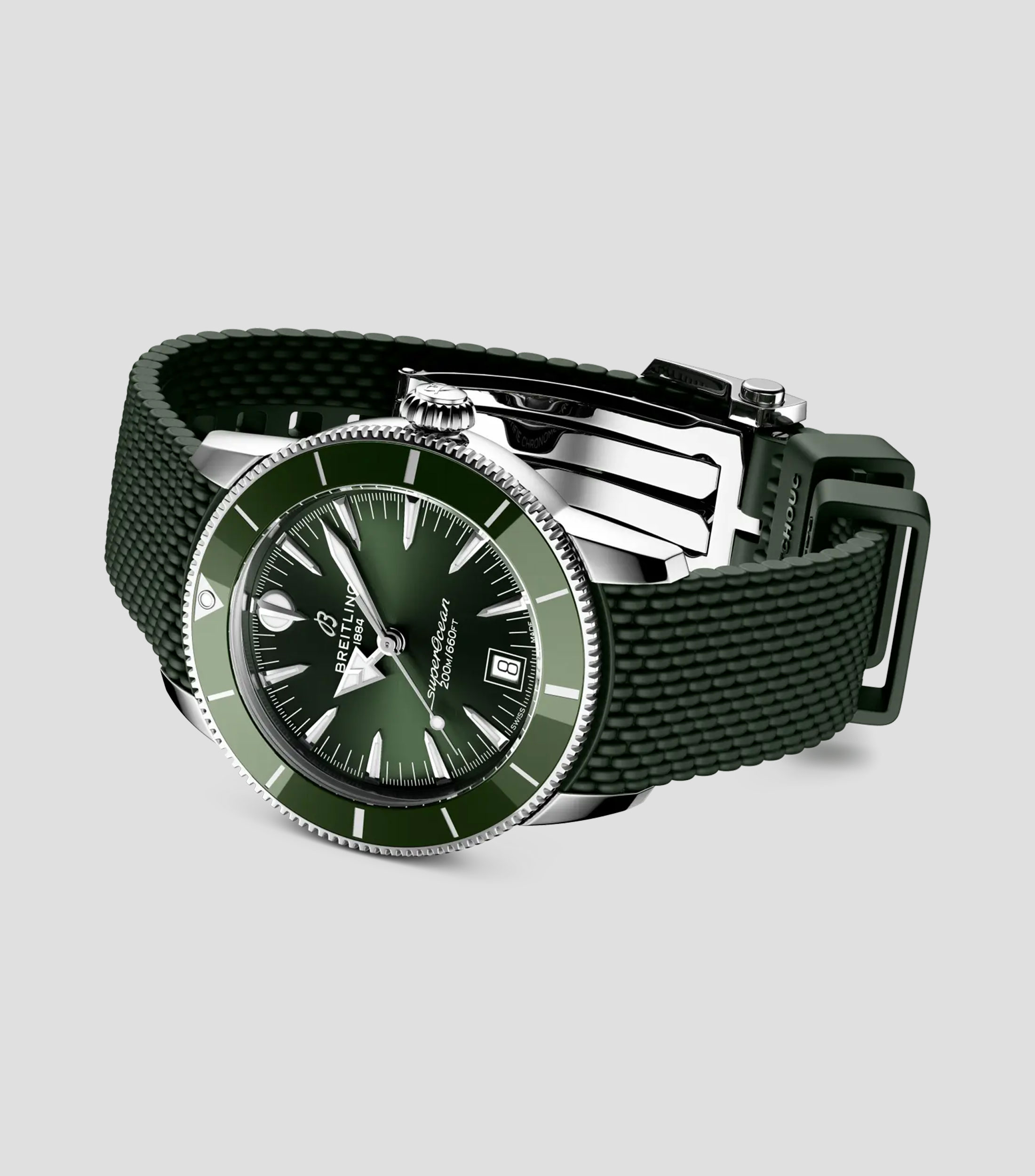 Reloj Unisex Superocean Heritage B31 Automatic 40 deportivo plateado