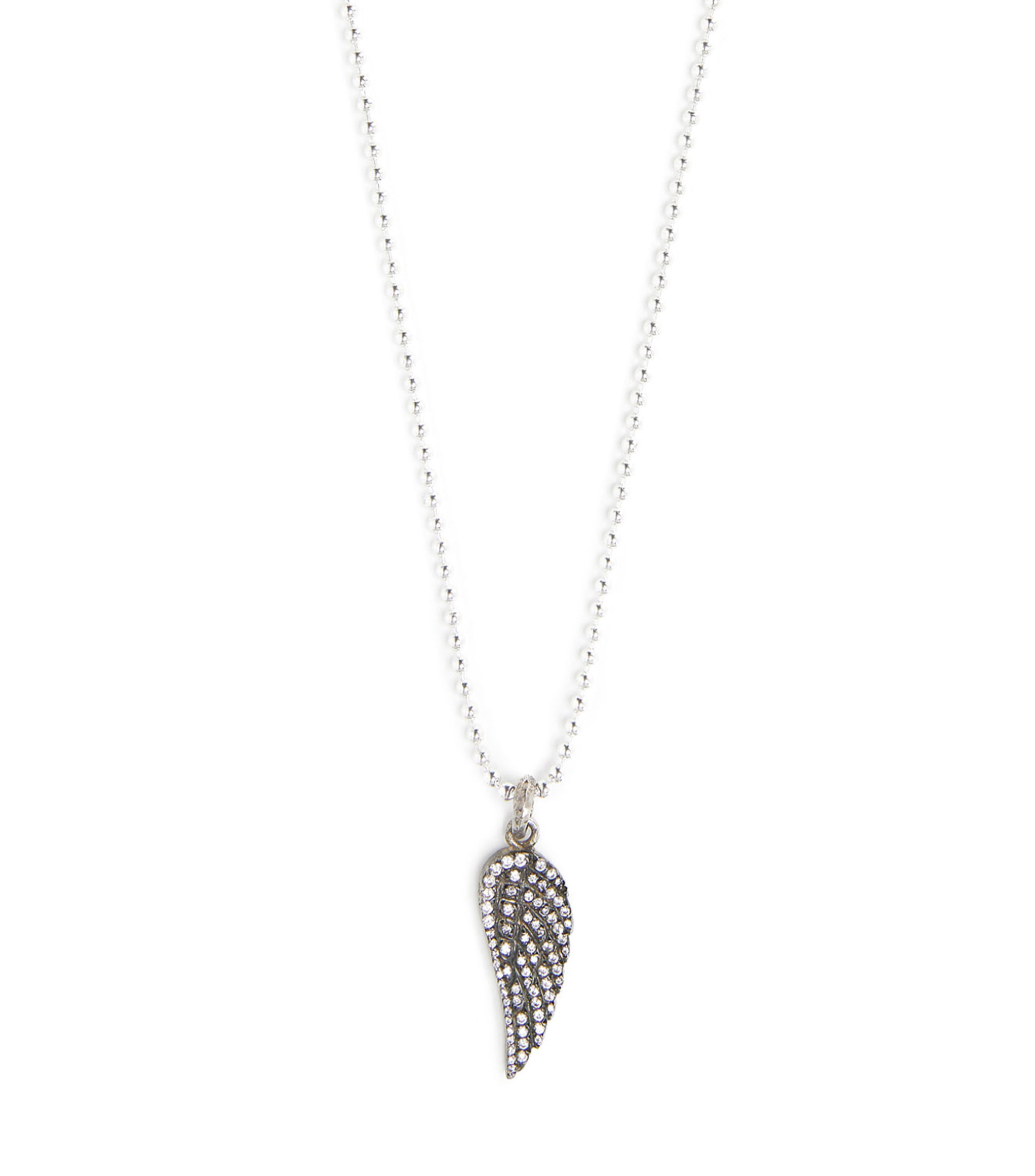 Collar Angel Zirconia Wings en plata .925 Hombre