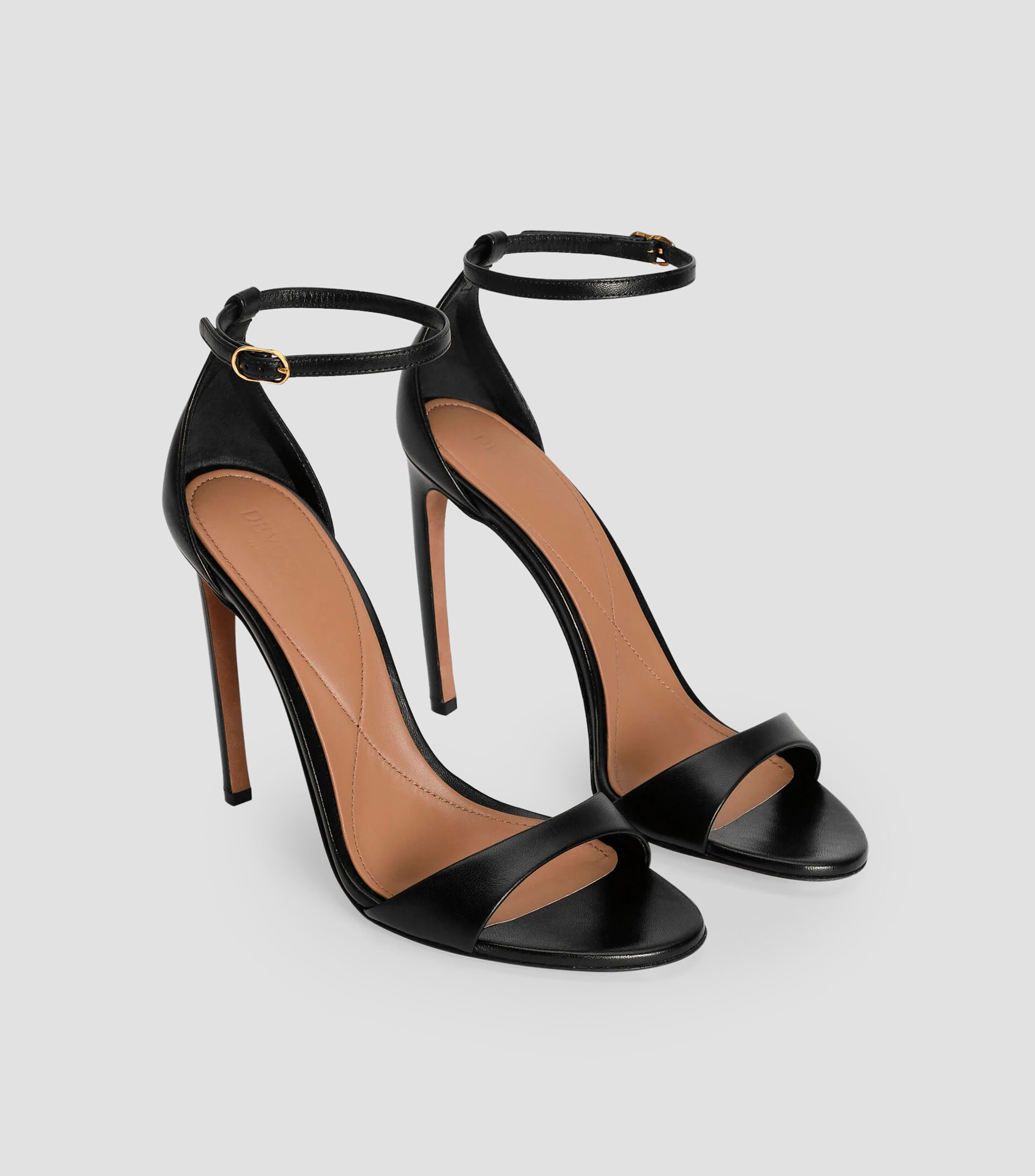 Zapatillas con pulsera de tacón alto y delgado Mujer