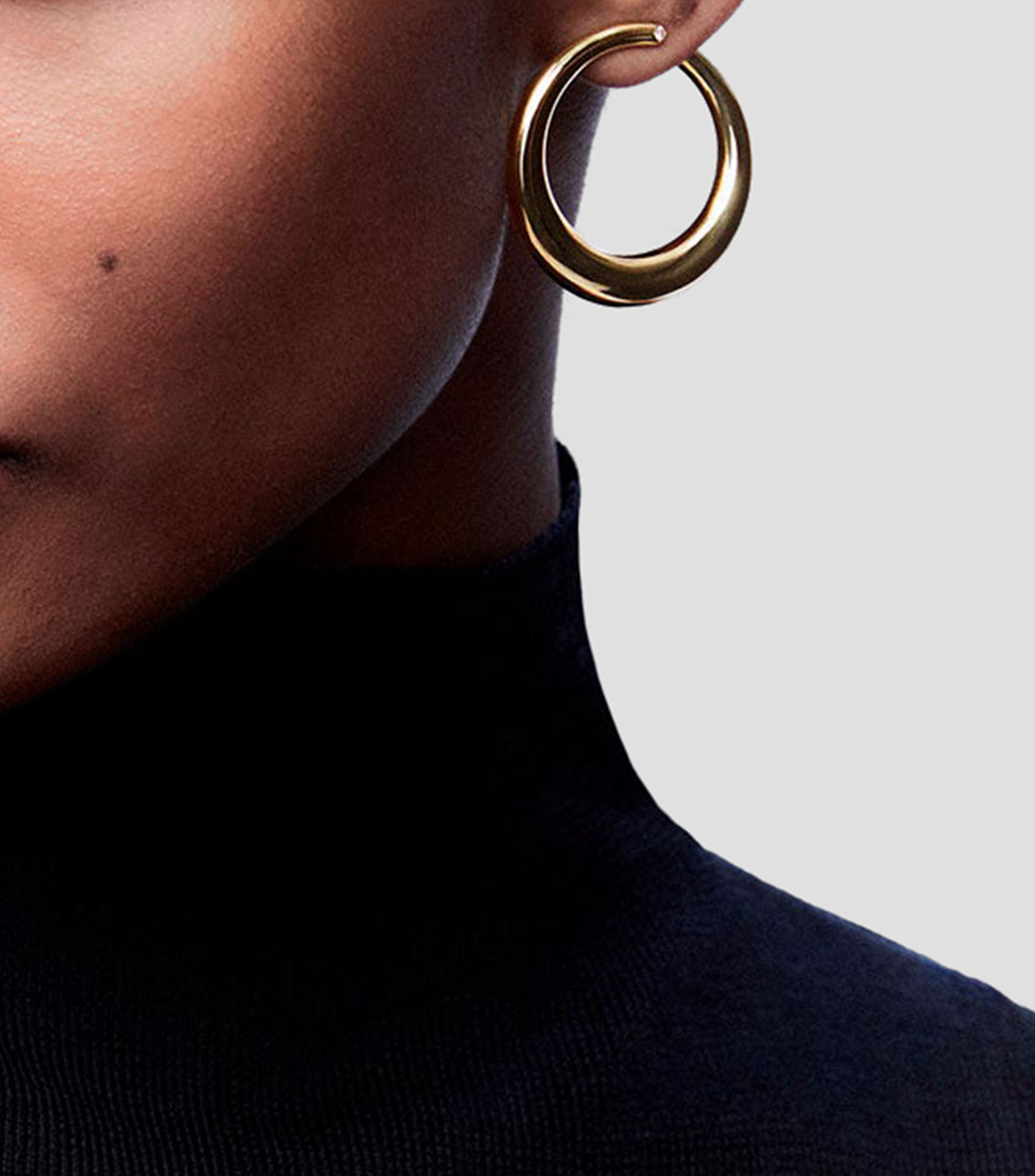 Pendientes en Oro de 18 Kilates con Diamante Mujer