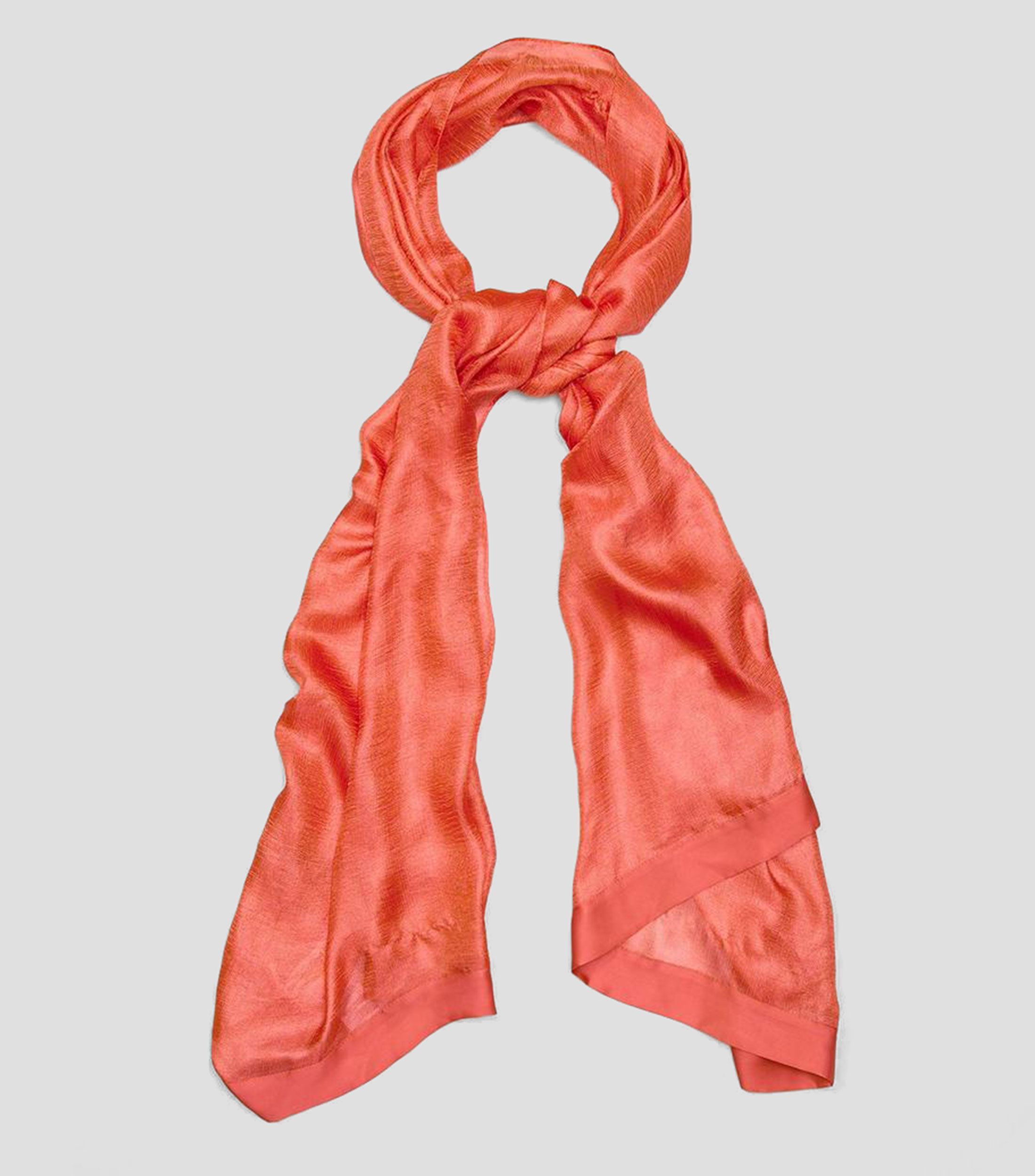 Pashmina naranja lisa Mujer