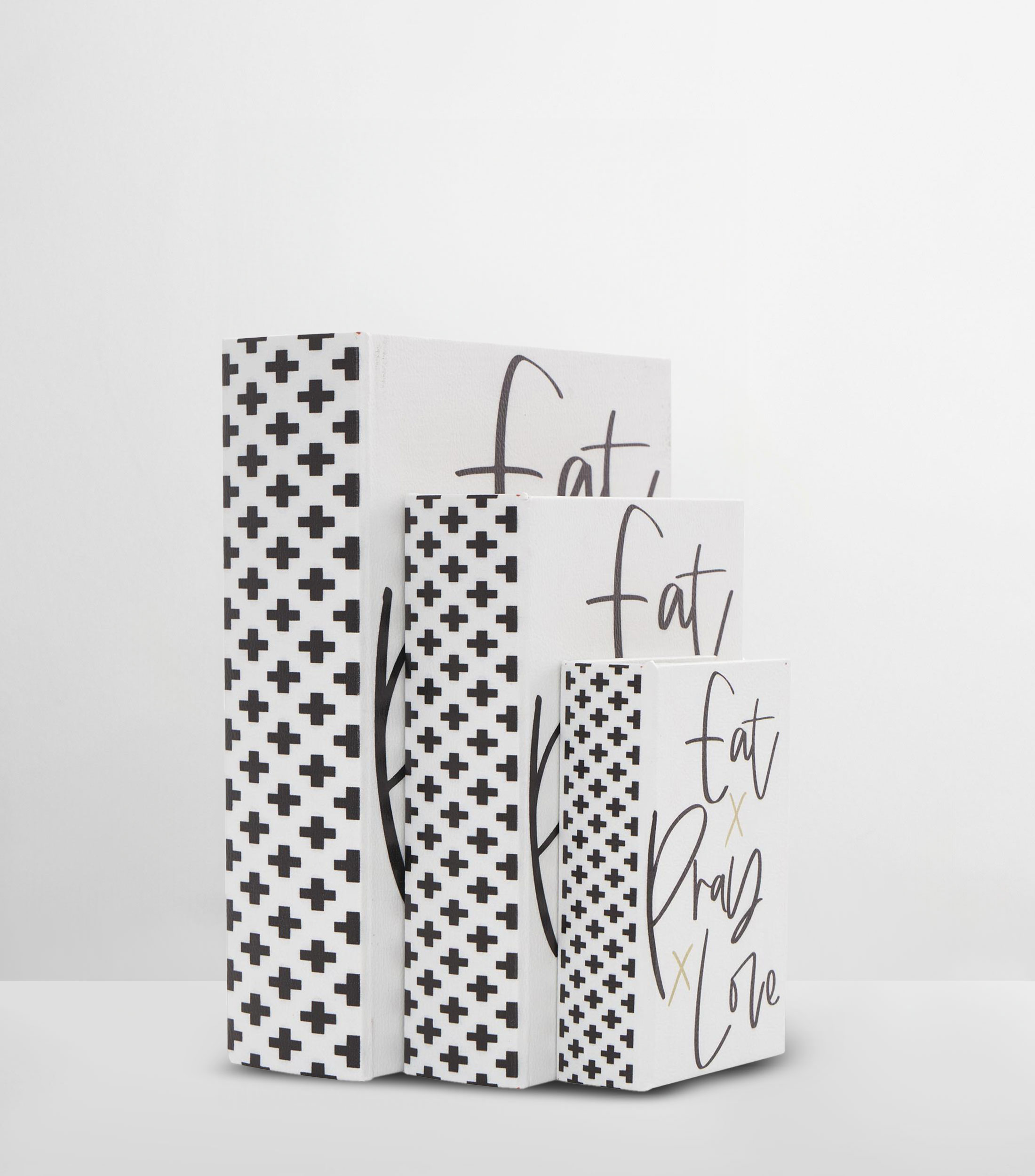 Set 3 Cajas Decorativas Libros