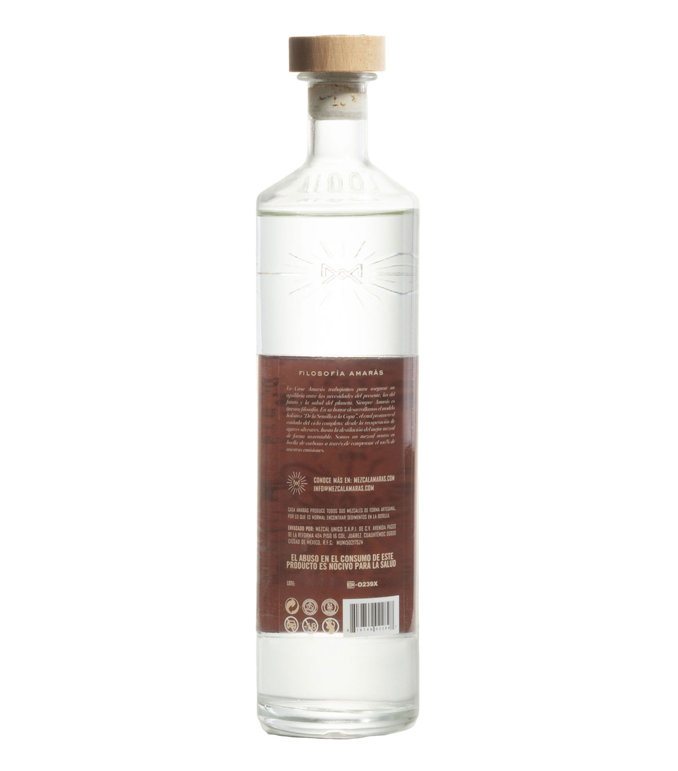 Mezcal Amaras Logia Cenizo, 700 ml
