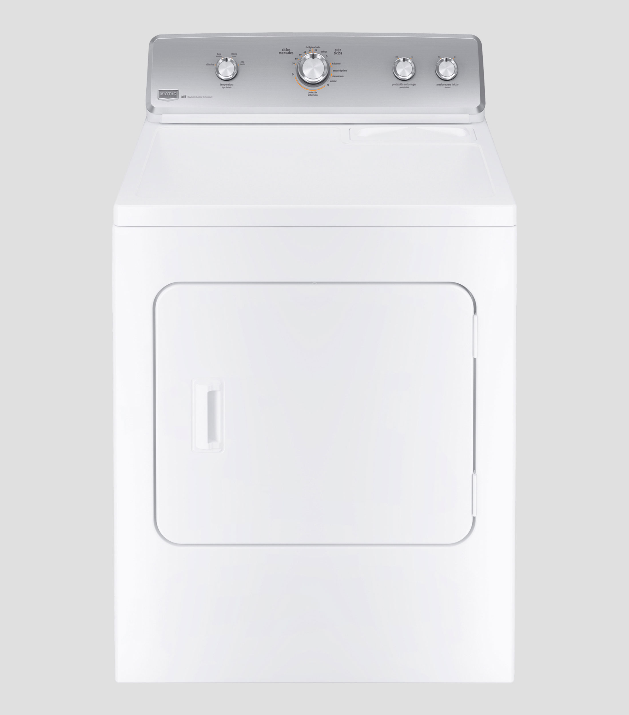 Secadora a gas de 19 Kg de carga frontal 7MMGDC300DW, blanca