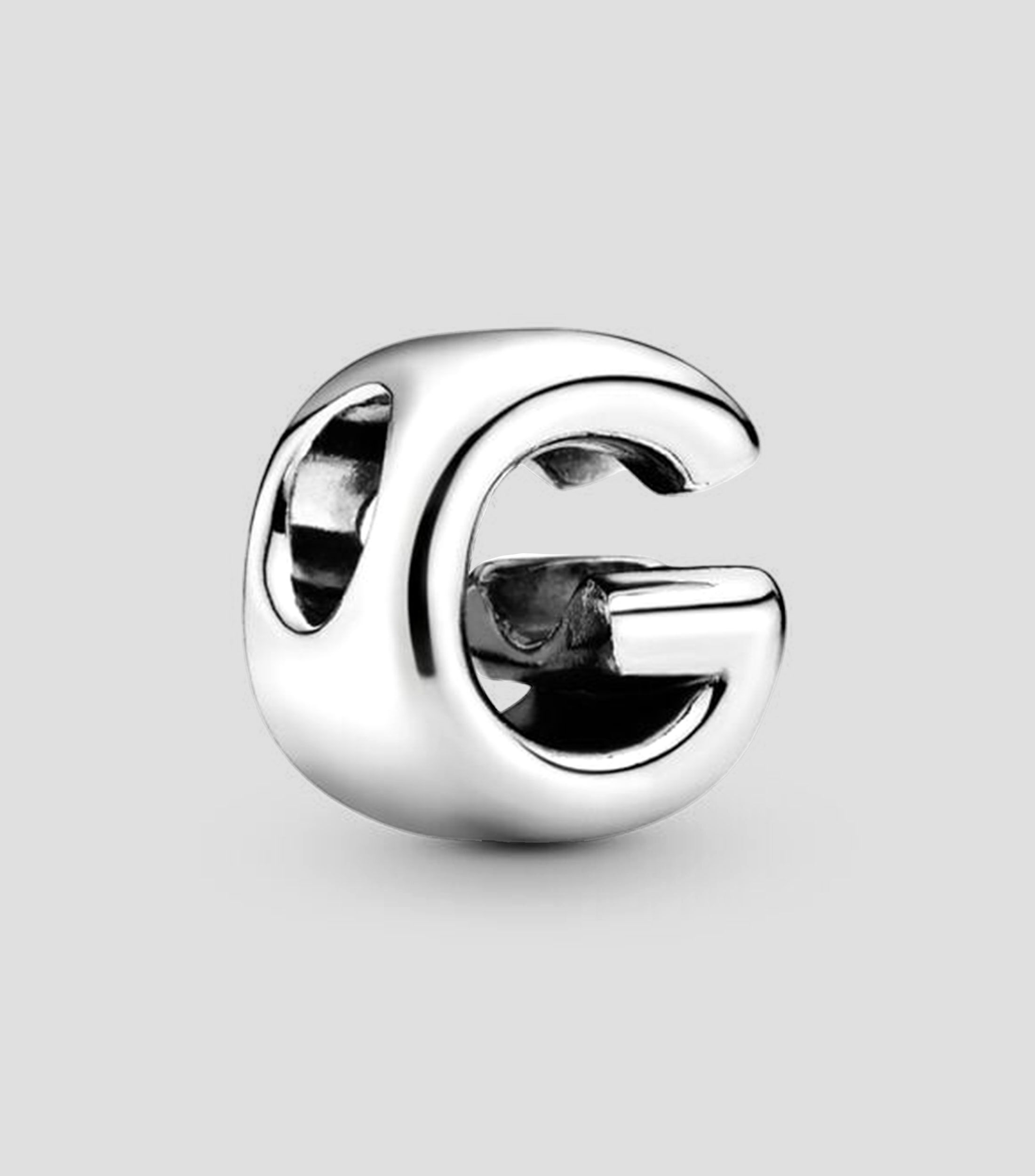 Charm letra "G" en plata .925 Mujer
