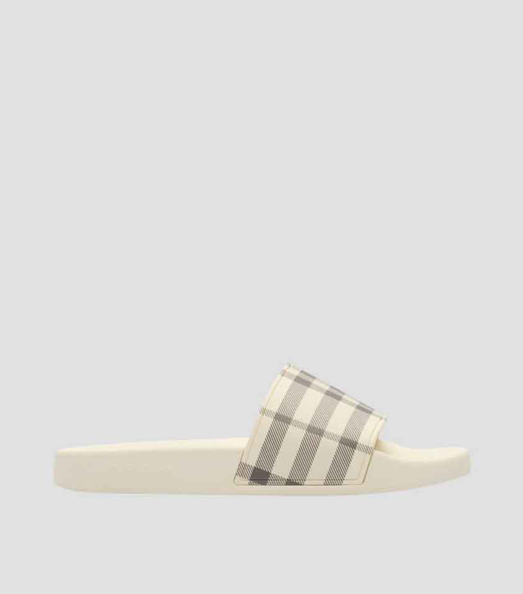 Sandalias planas cuadros Mujer