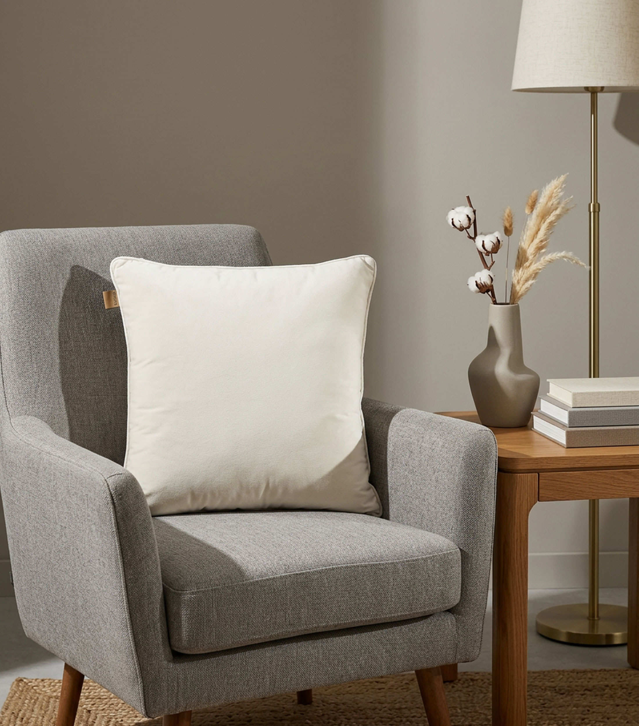 Cojín decorativo Velvet Pipping