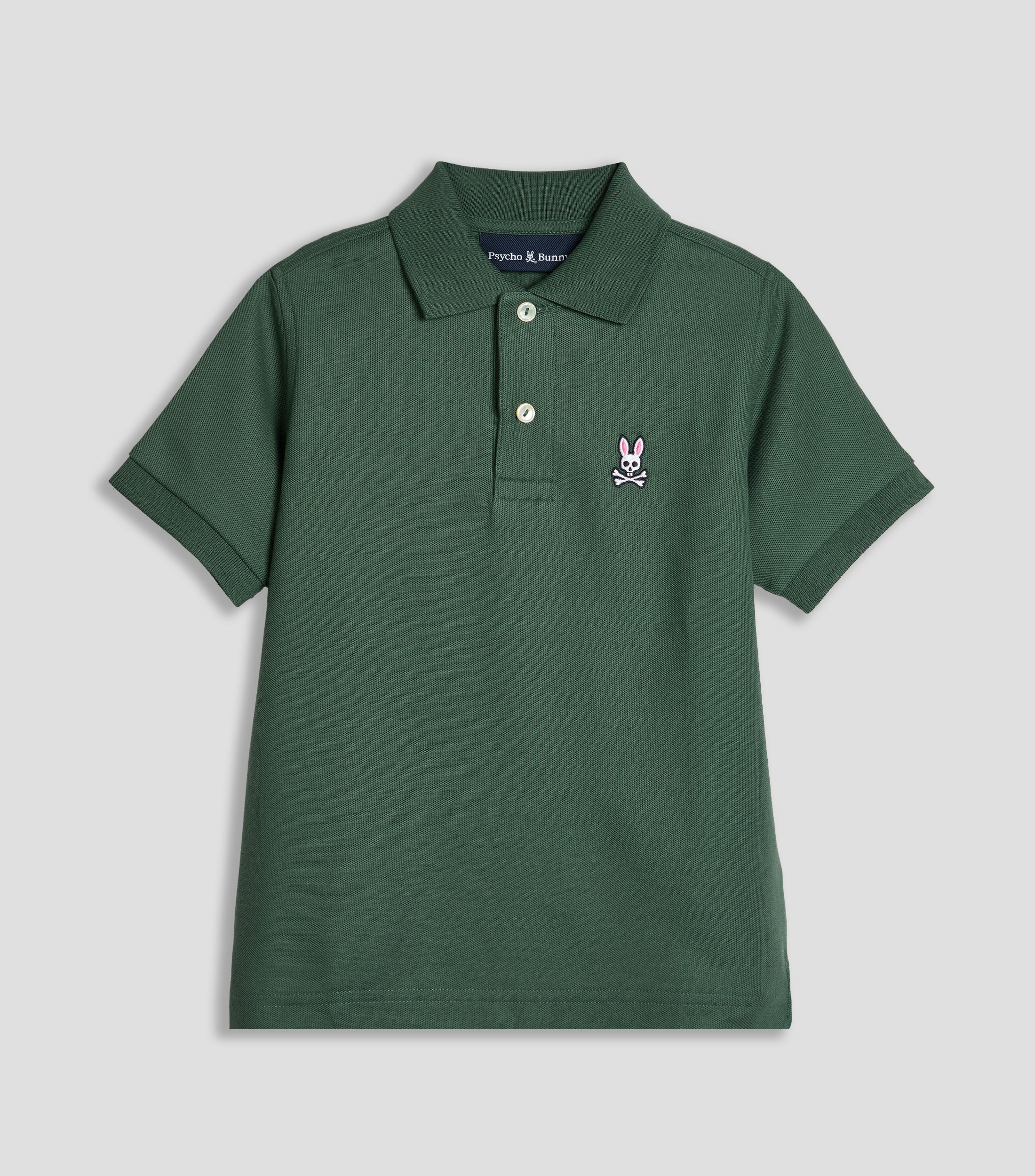 Playera tipo polo manga corta lisa Niño