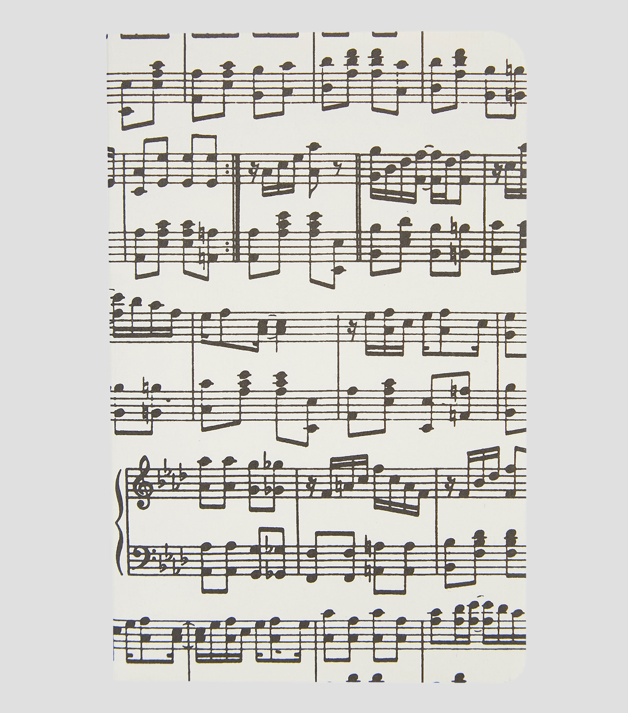 Libreta Partitura 25 hojas blancas