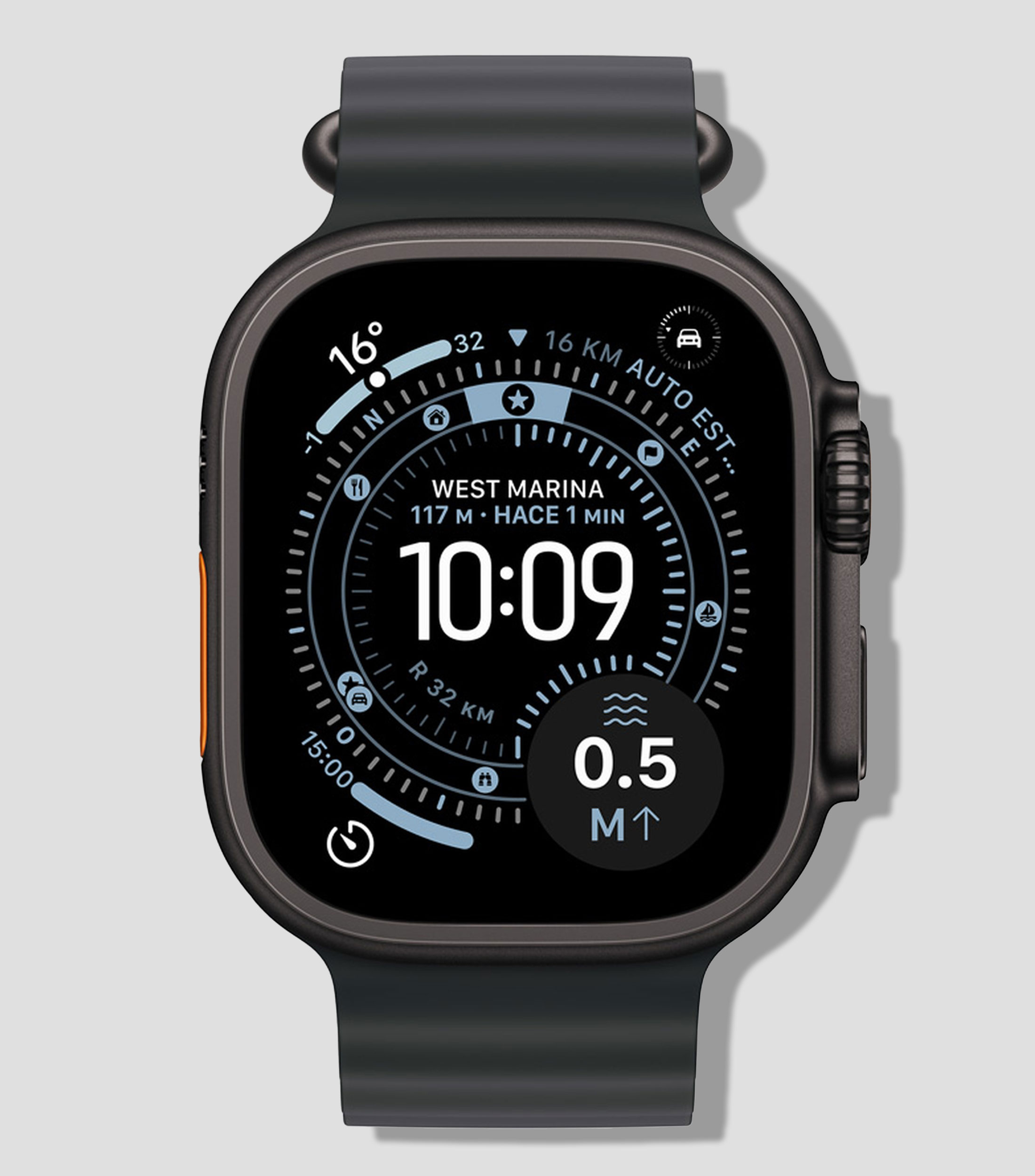 Apple Watch Ultra 3 GPS de 49 mm, Caja de Titanio