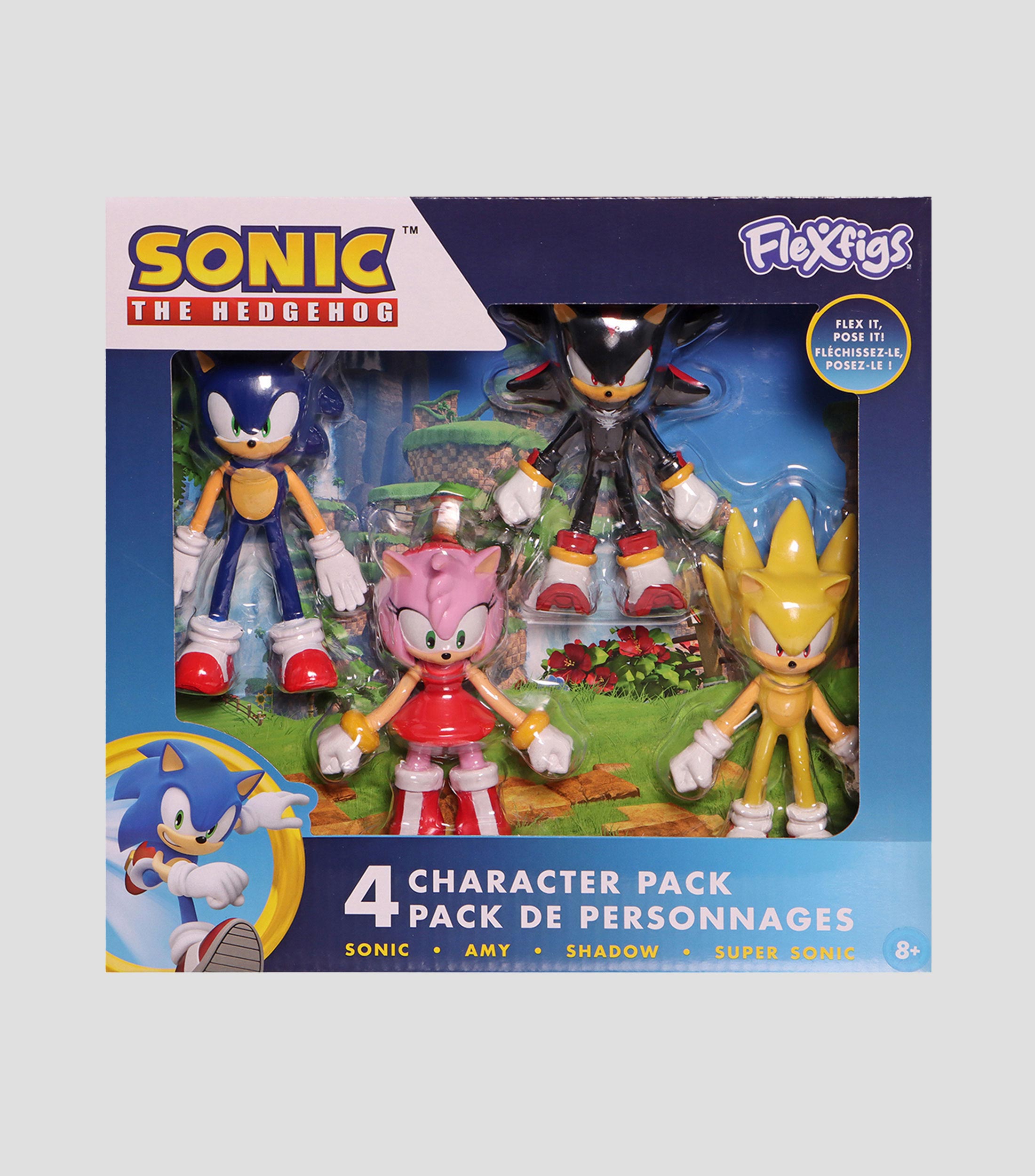 Set 4 Figuras Sonic