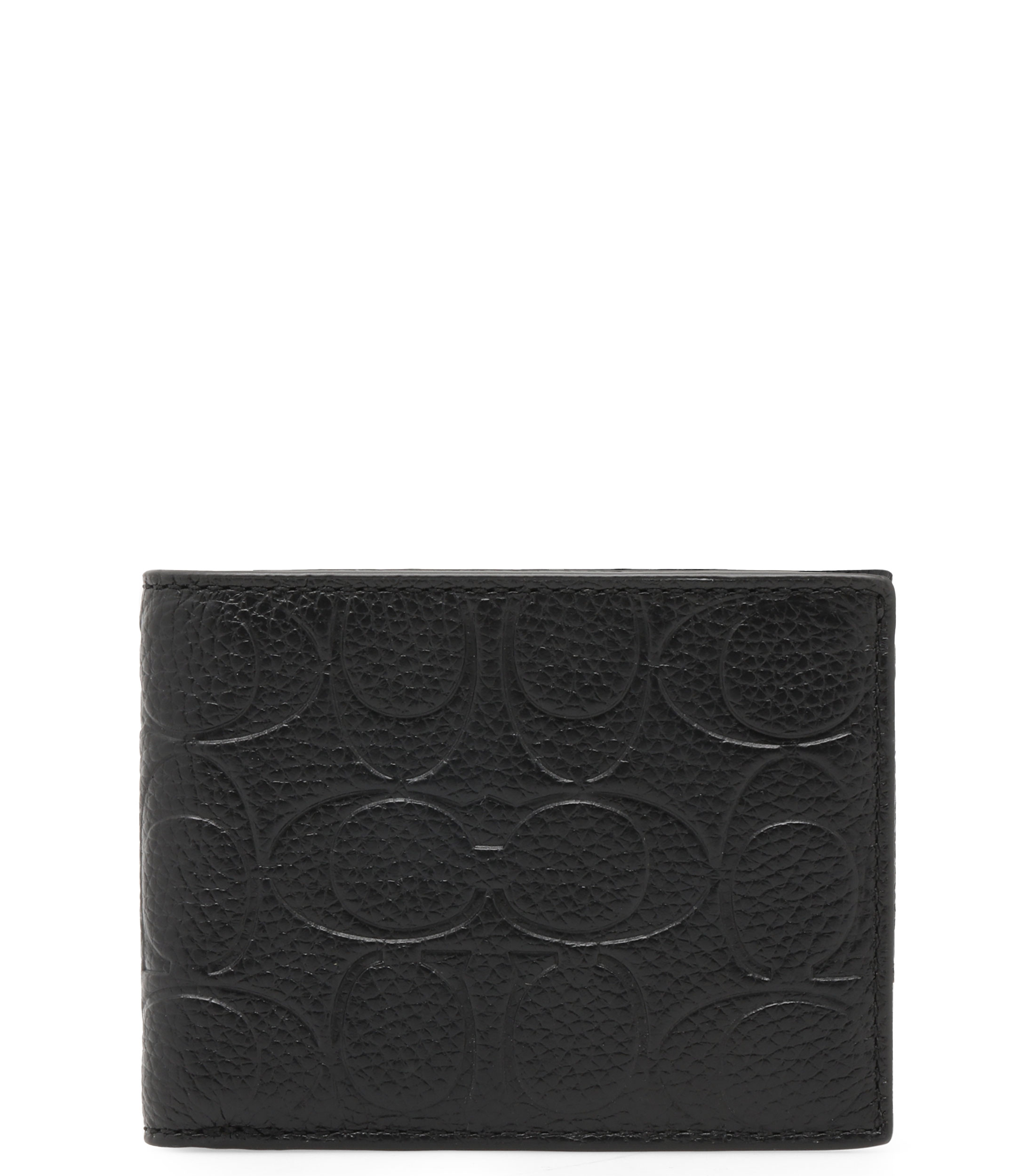 Cartera Bifold en piel monogram estampado Hombre