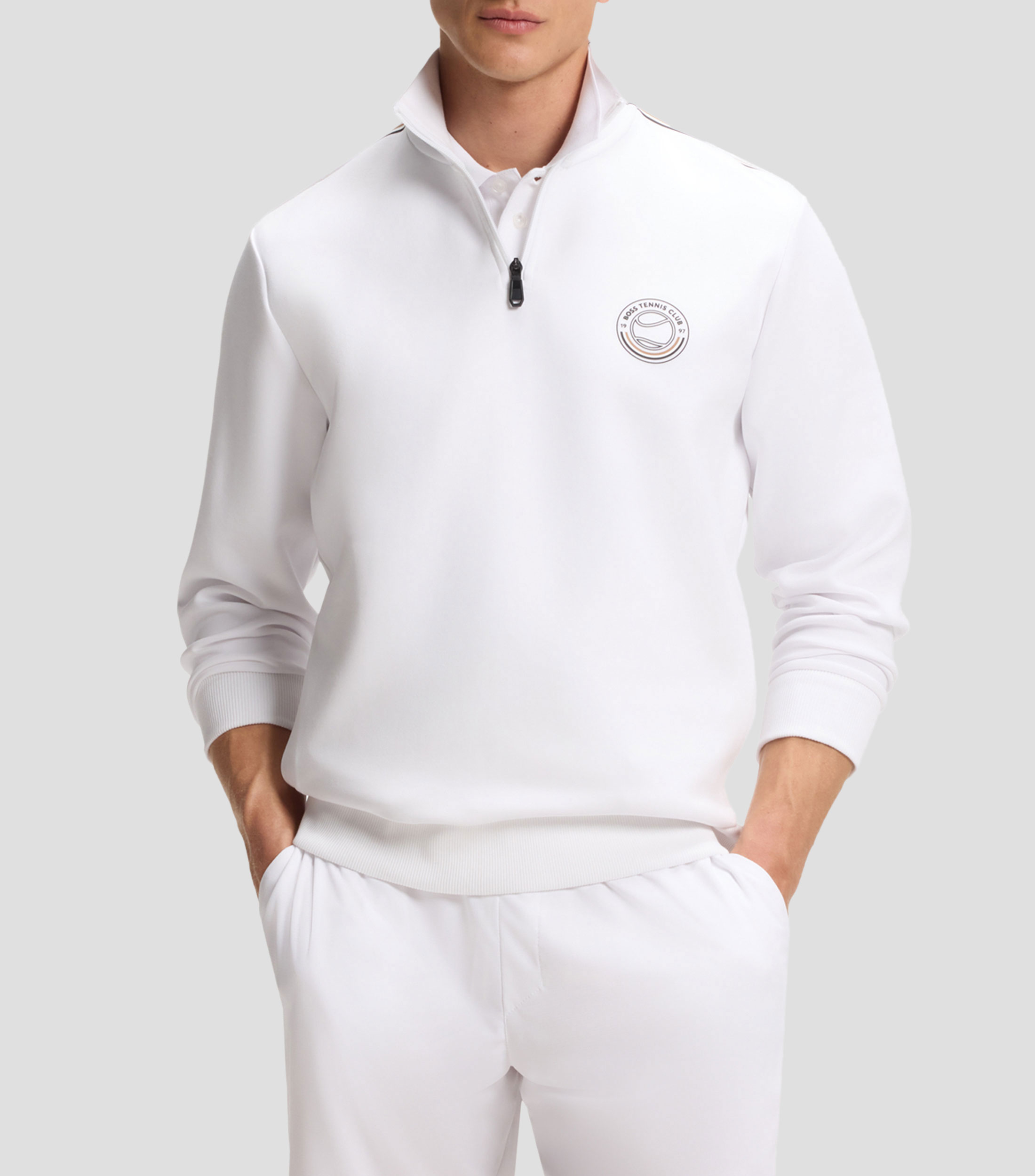 Sudadera de algodón con ilustración de tenis Hombre