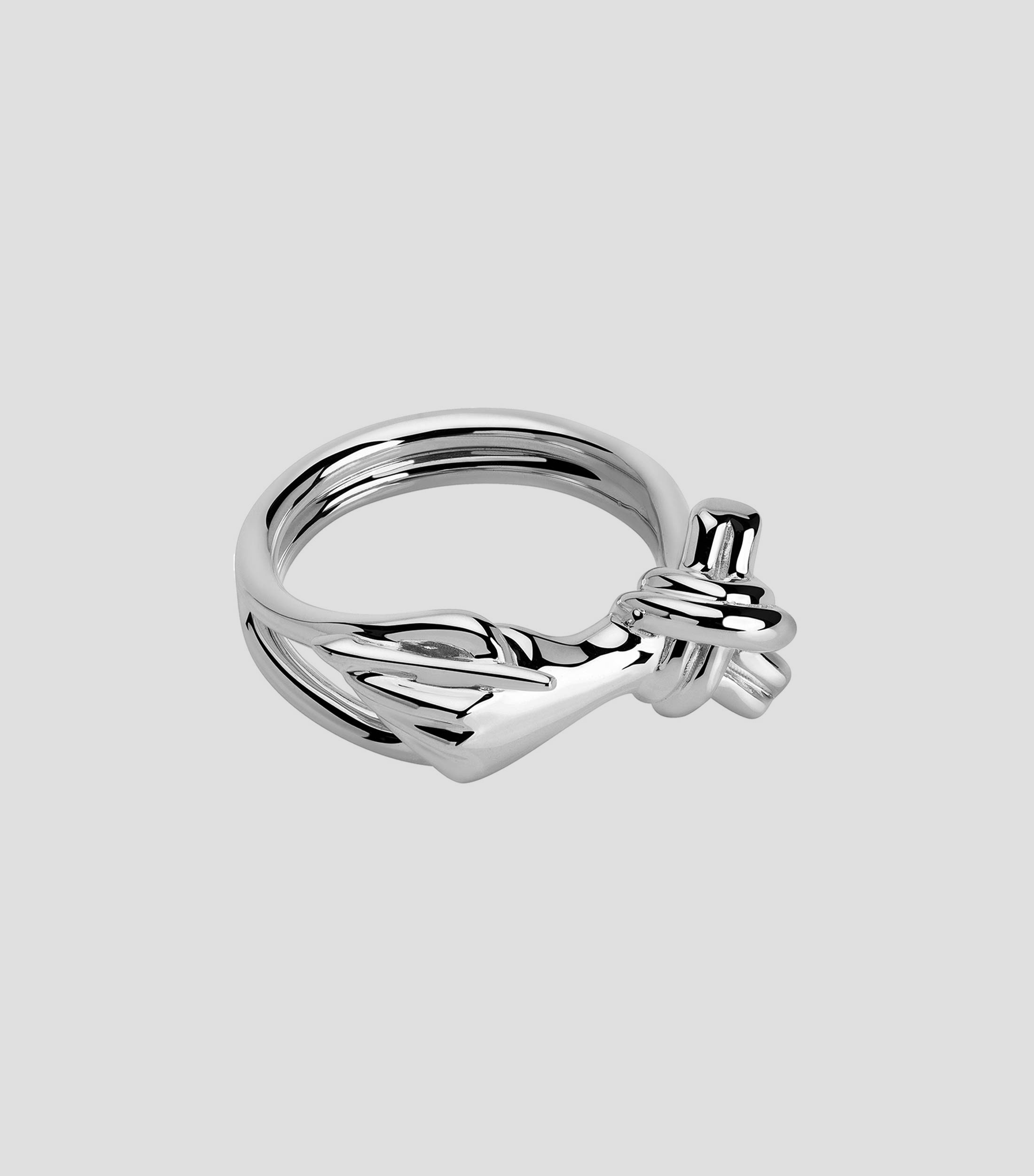 Anillo en plata mano de Frida Mujer