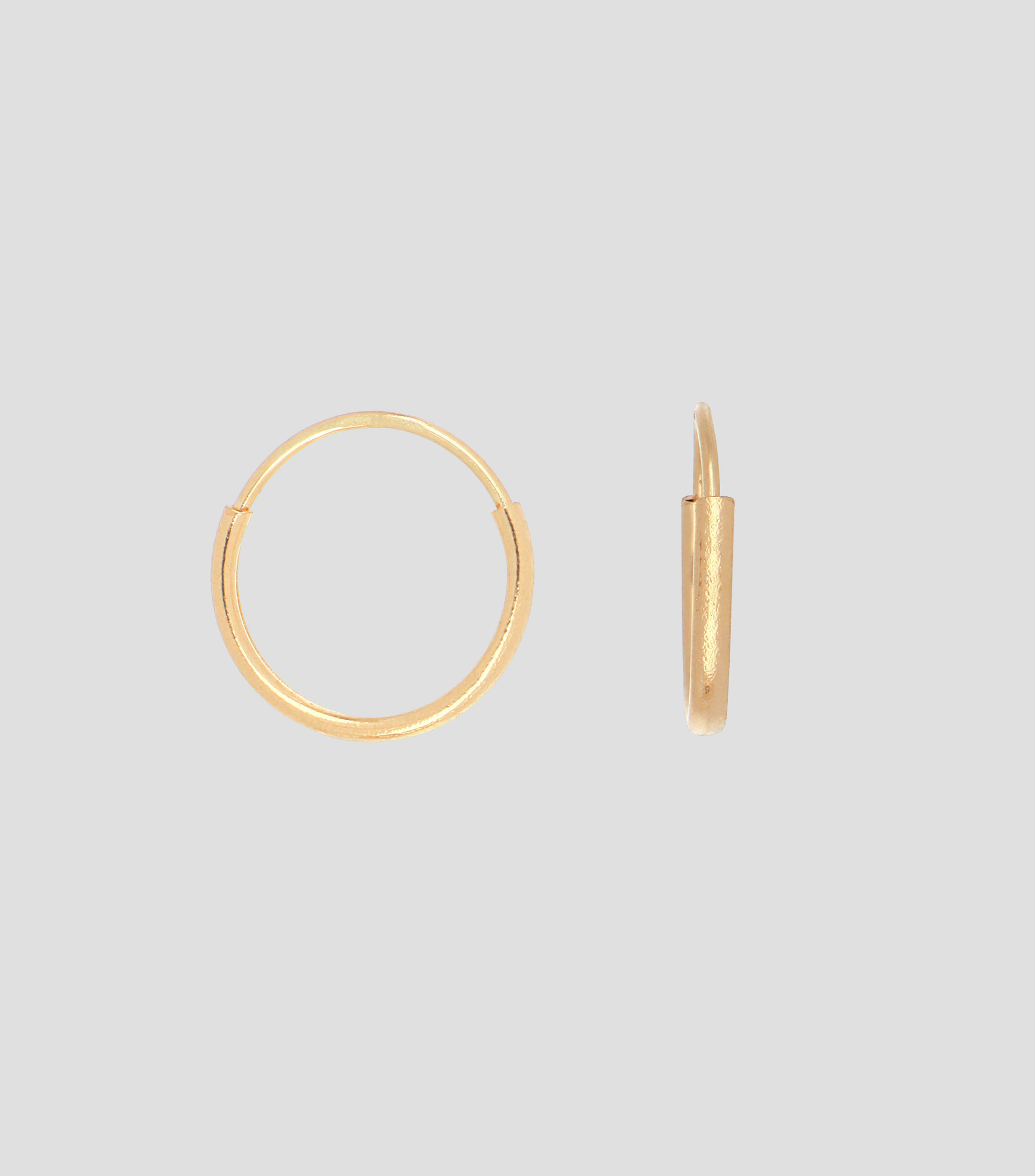 Aretes en oro amarillo 18 kilates Mujer