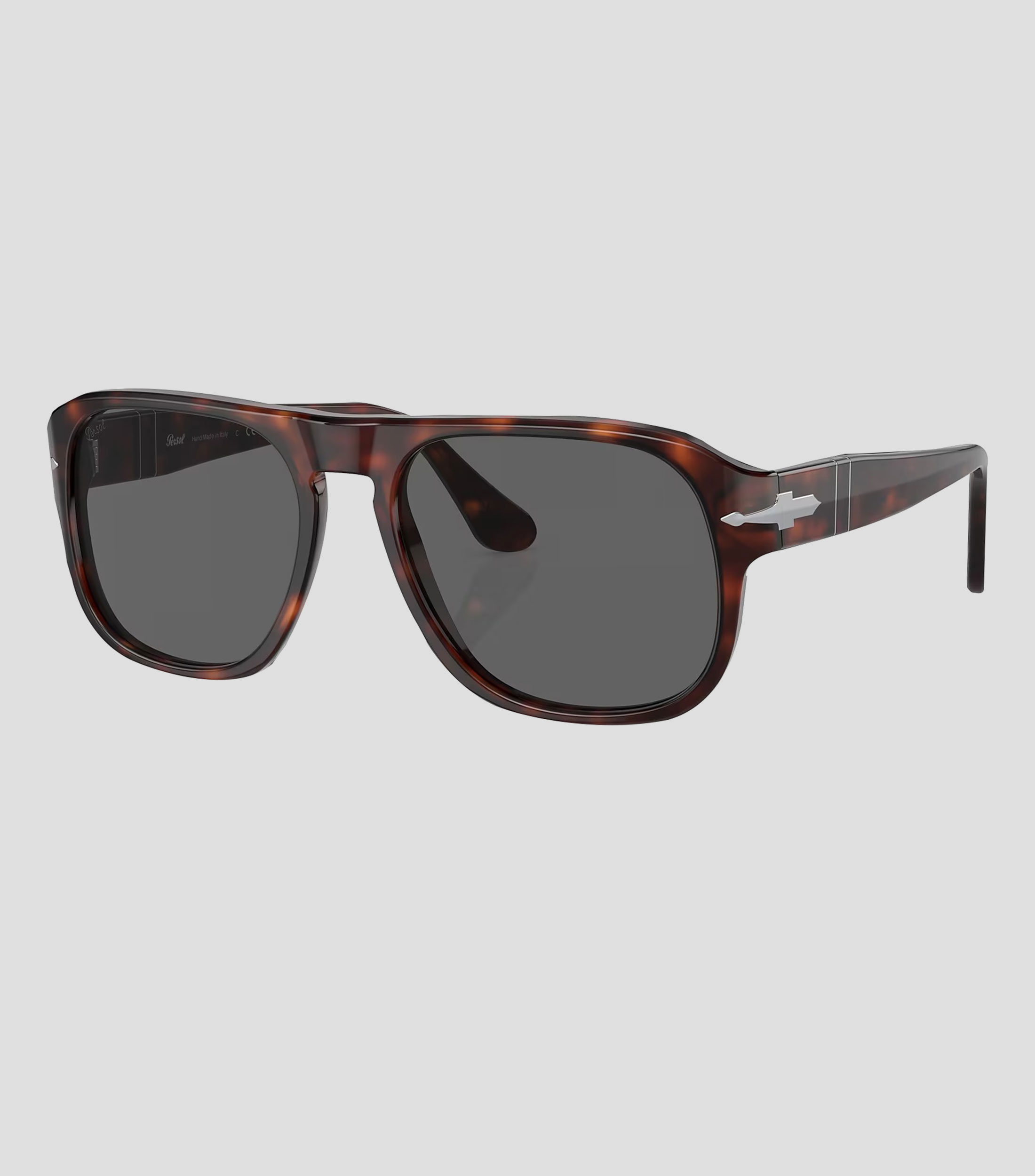 Lentes de sol aviador Jean cafés Unisex