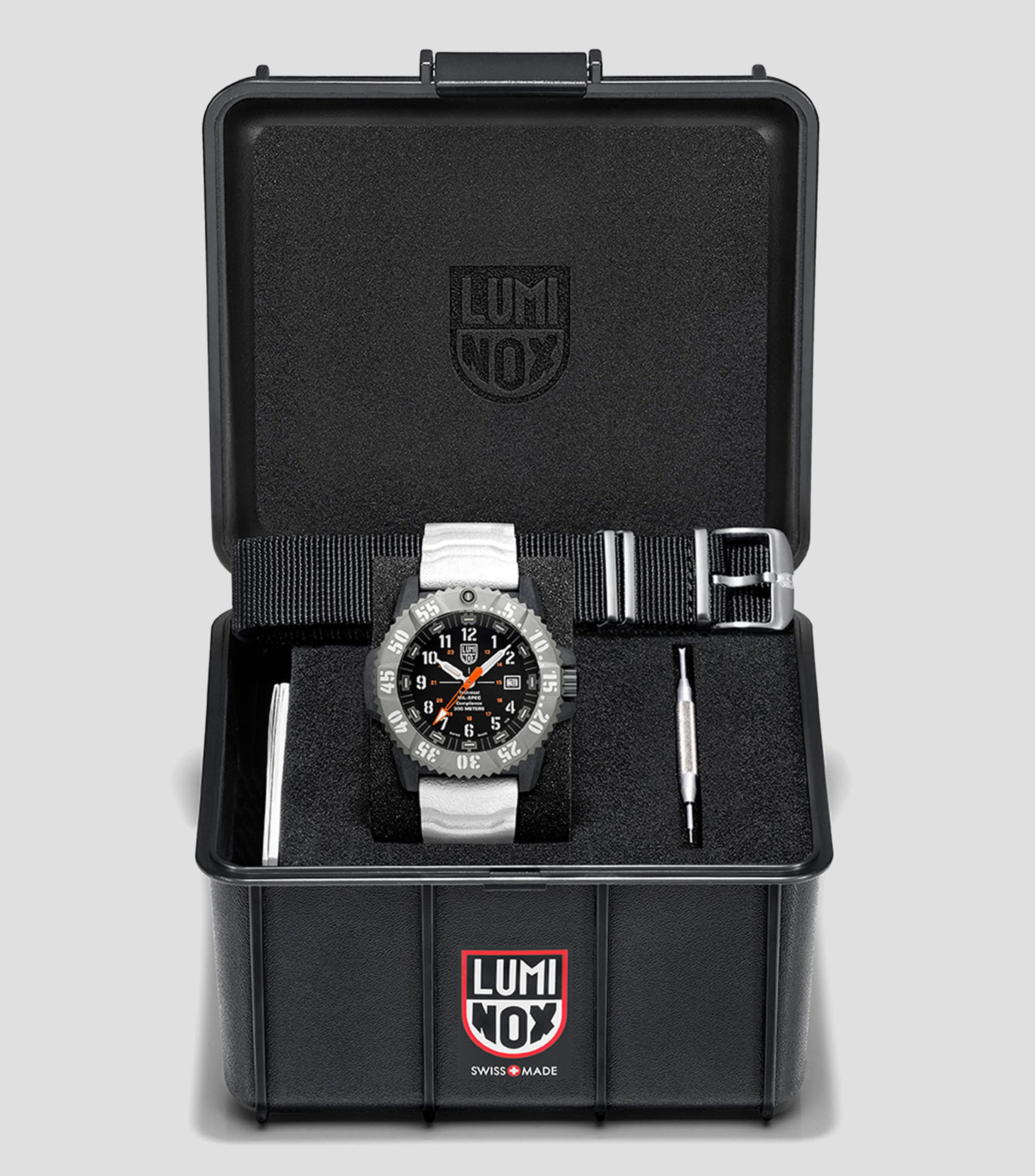 Reloj para Hombre Casual Gris, Negro