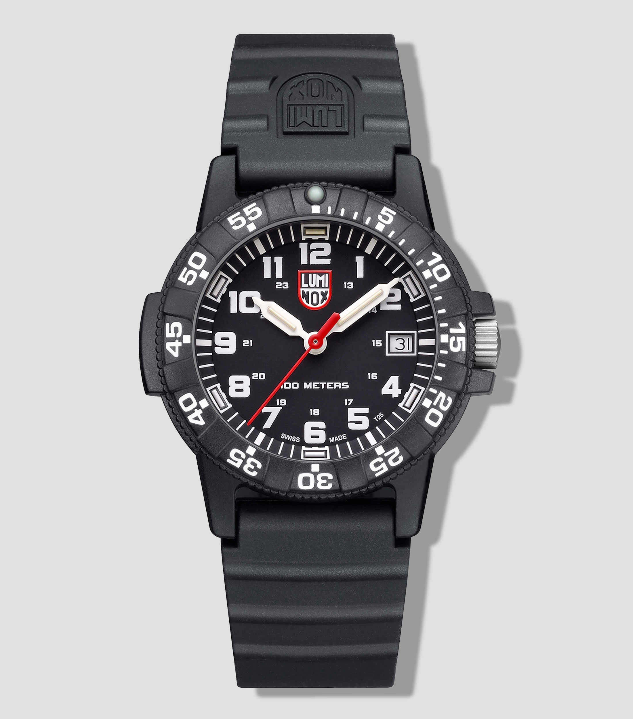 Reloj para hombre Leatherback Sea Turtle 0300 Series de vestir, Negro