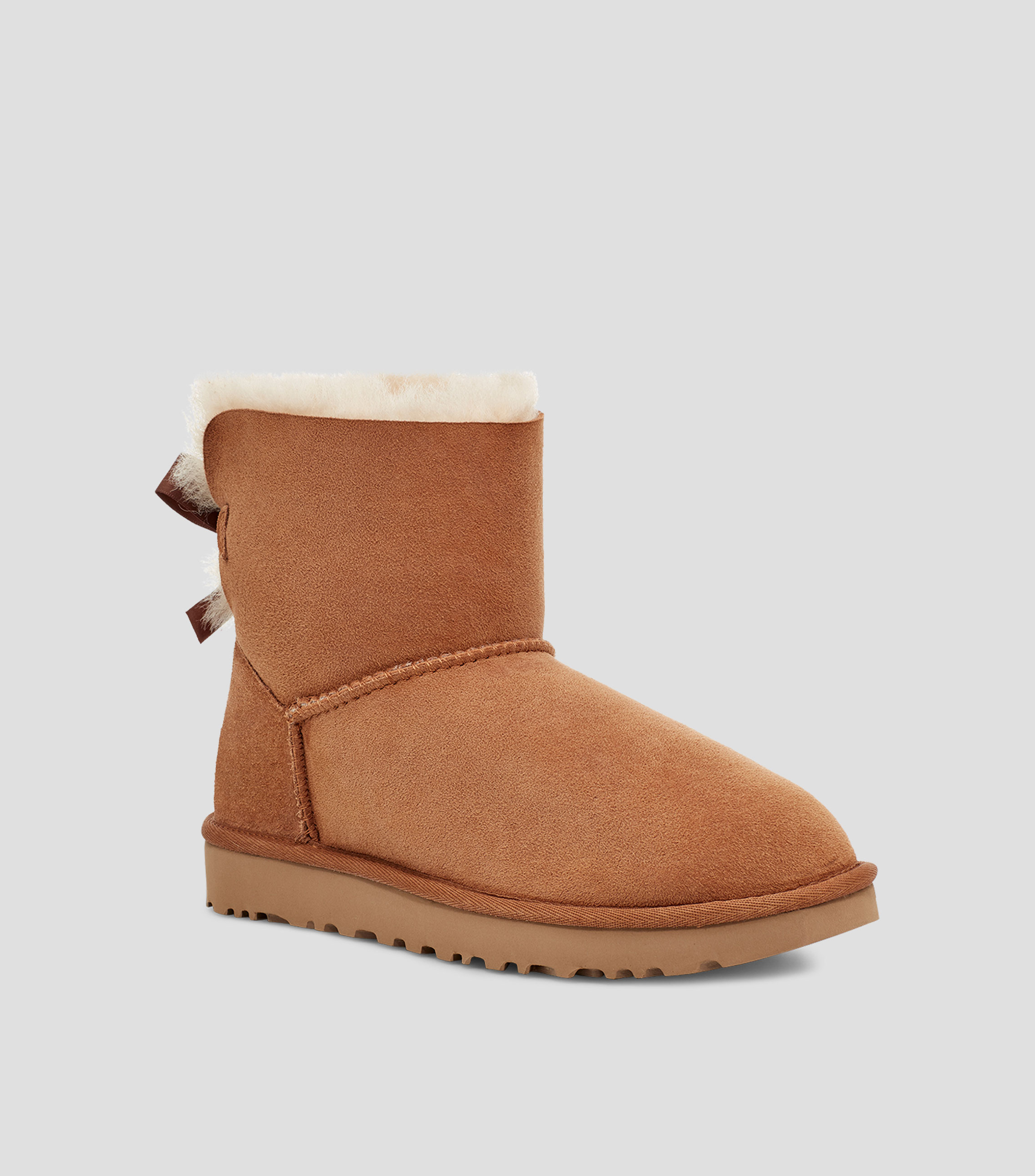 Botas bajas Mini Bailey Bow II en piel gamuza Mujer