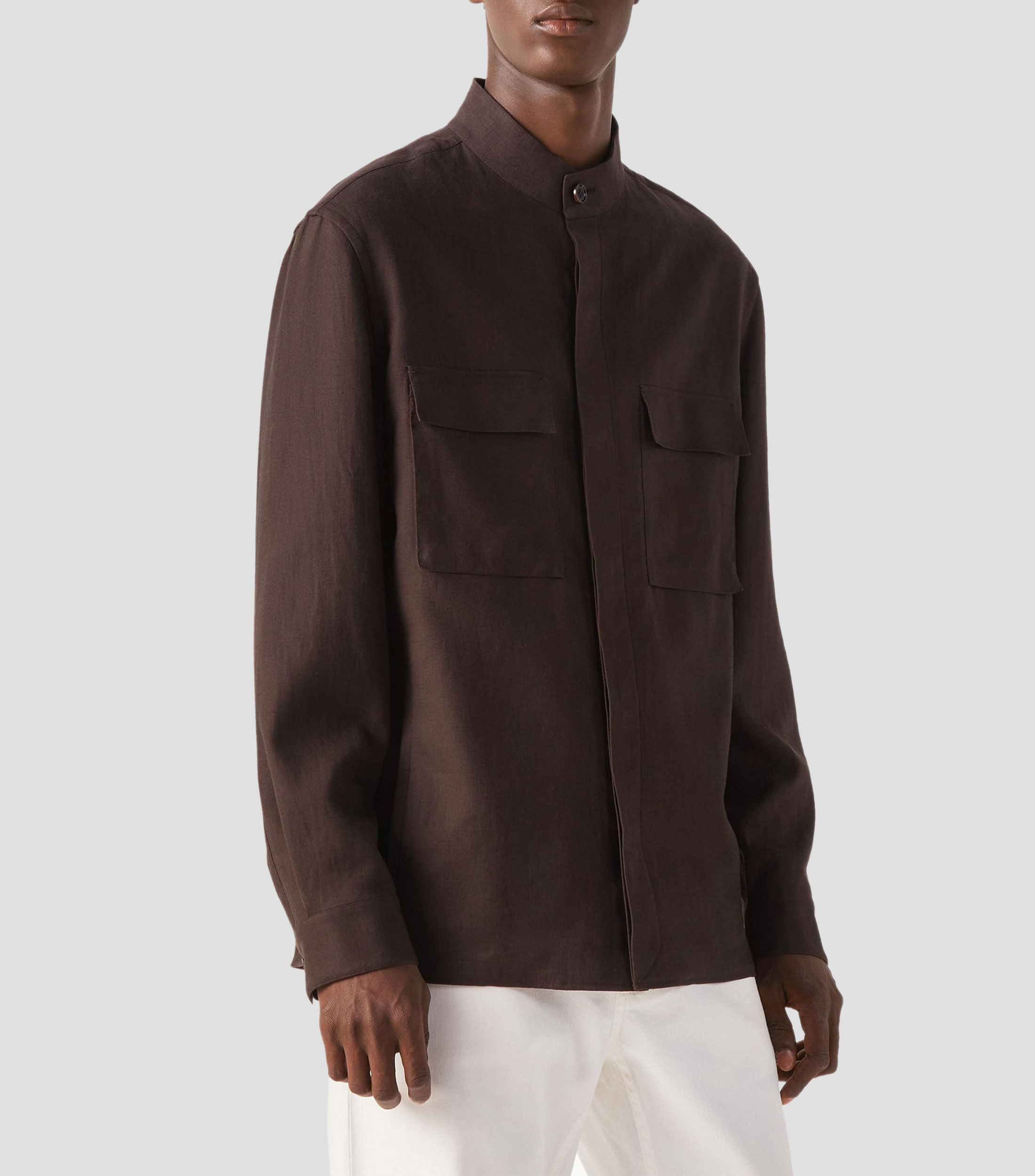 Sobrecamisa Oasi liso Hombre