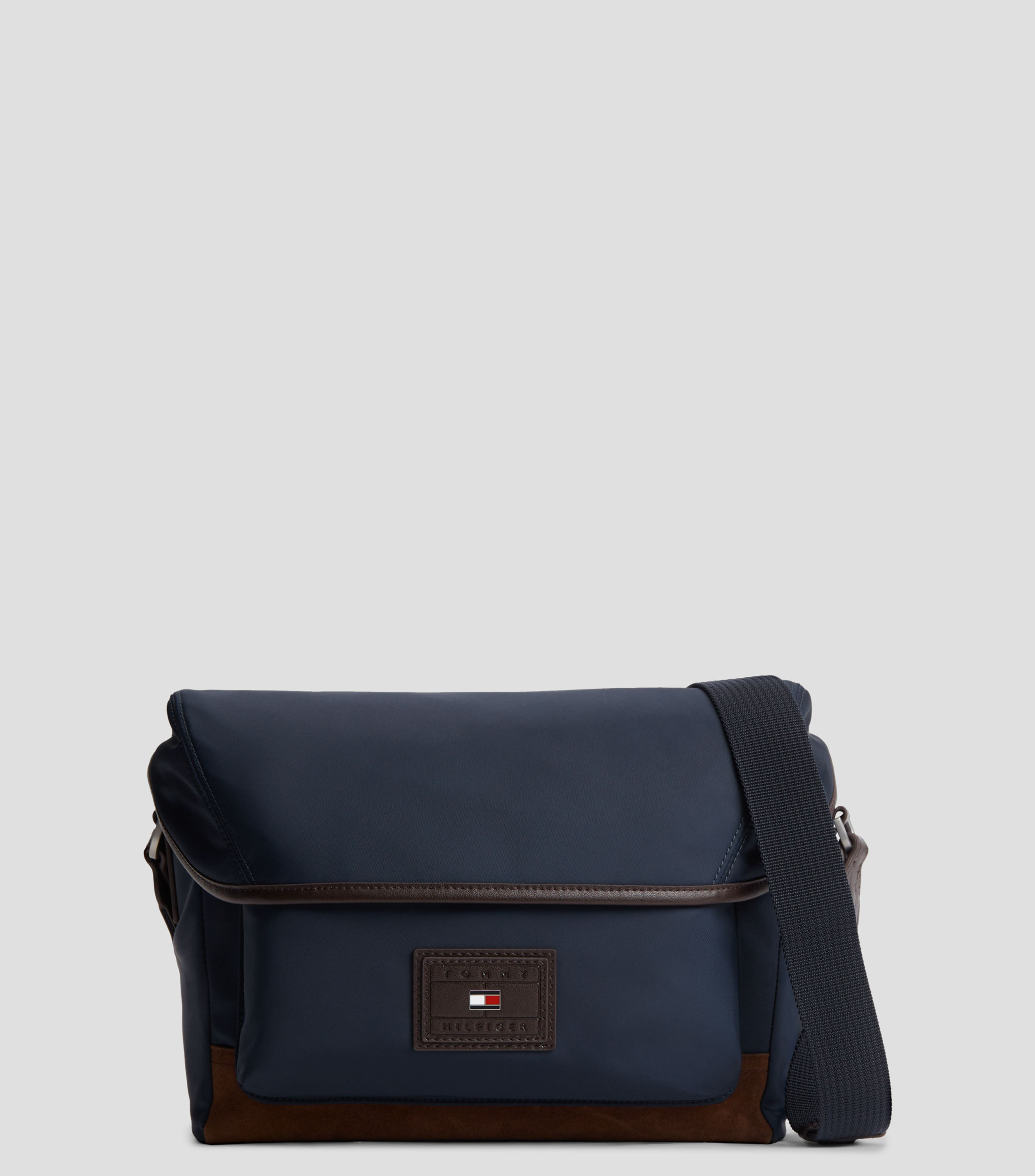 Bolso Messenger liso Hombre