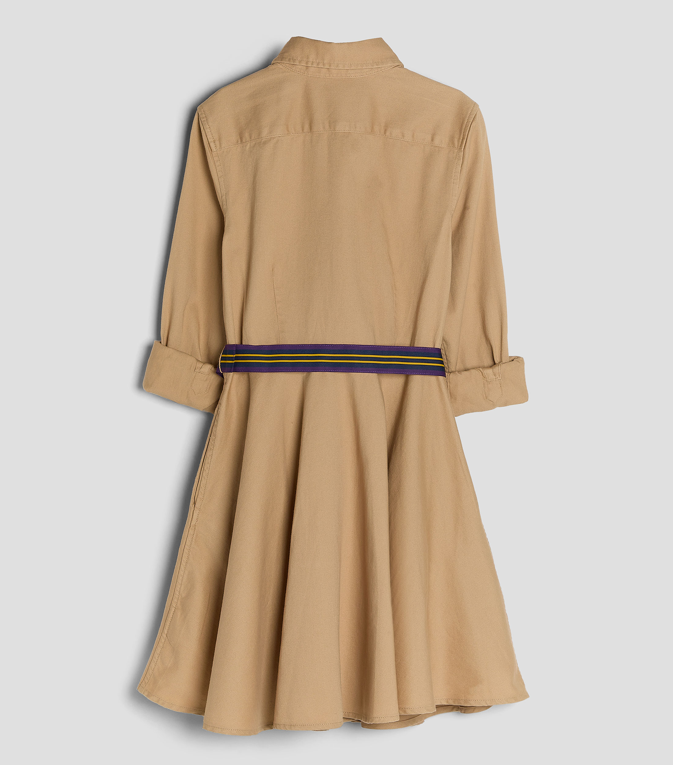 Vestido Chino Tipo Camisa Basico