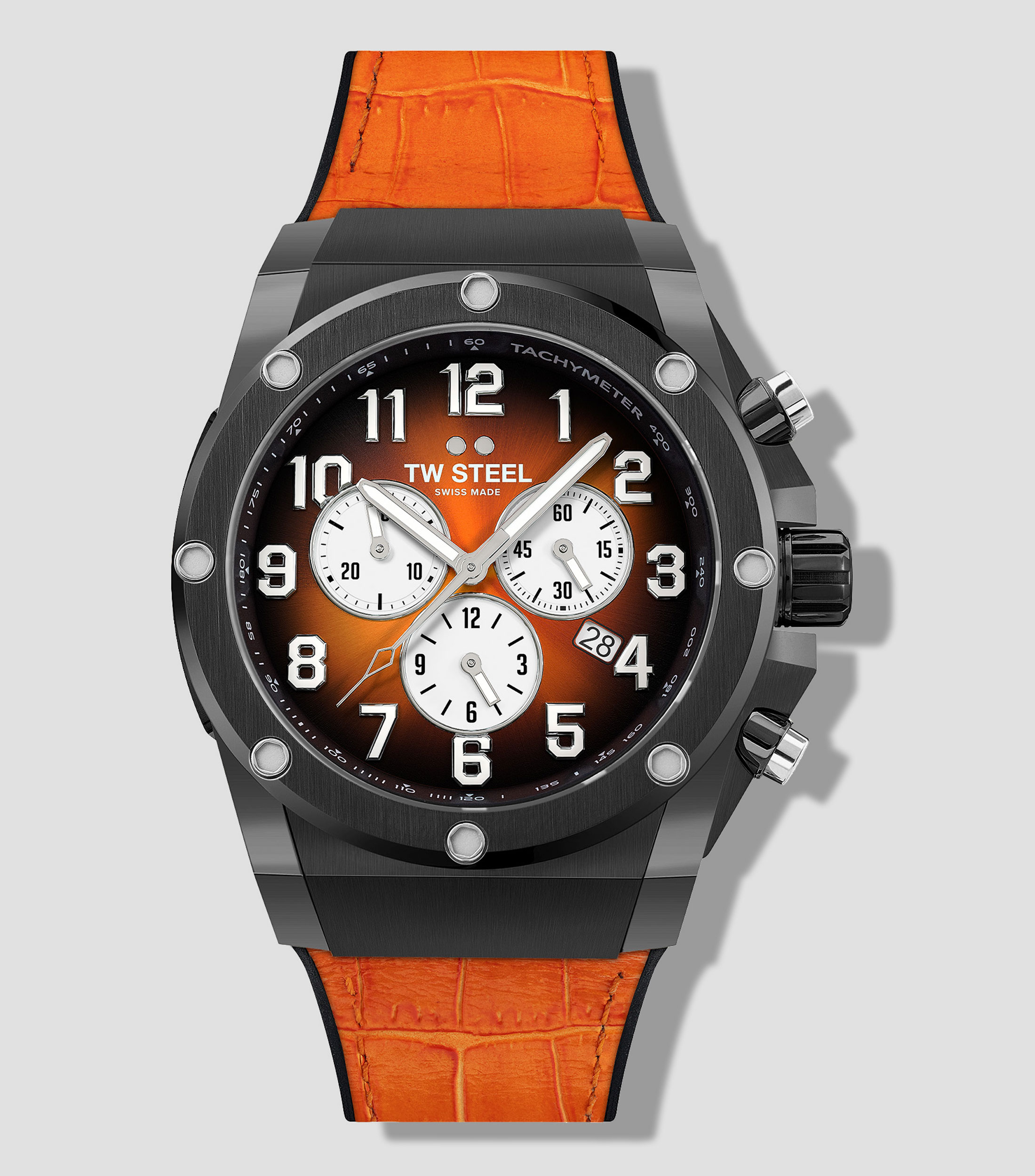 Reloj para Hombre Ace Genesis Deportivo Negro, Naranja