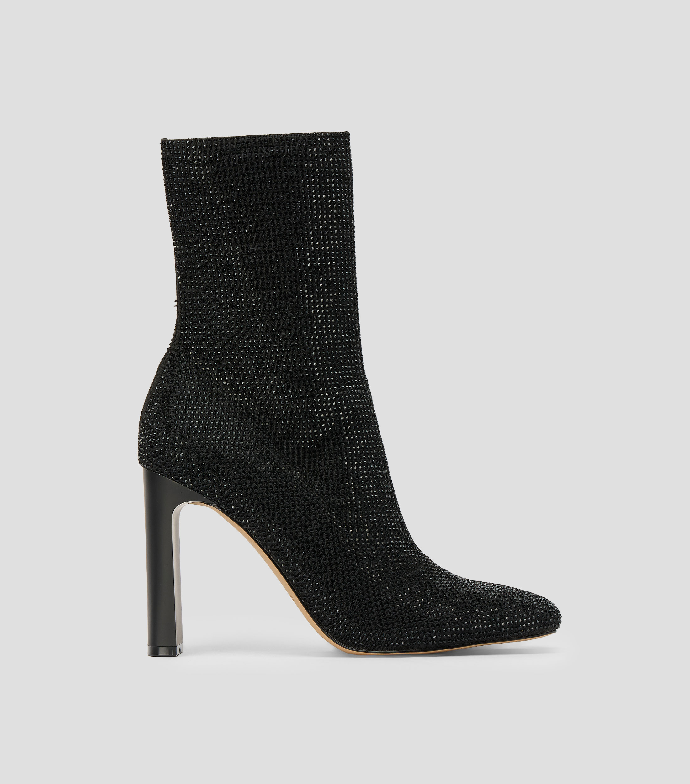 Botines con tacón de 10 cm de media luna Faelora Mujer
