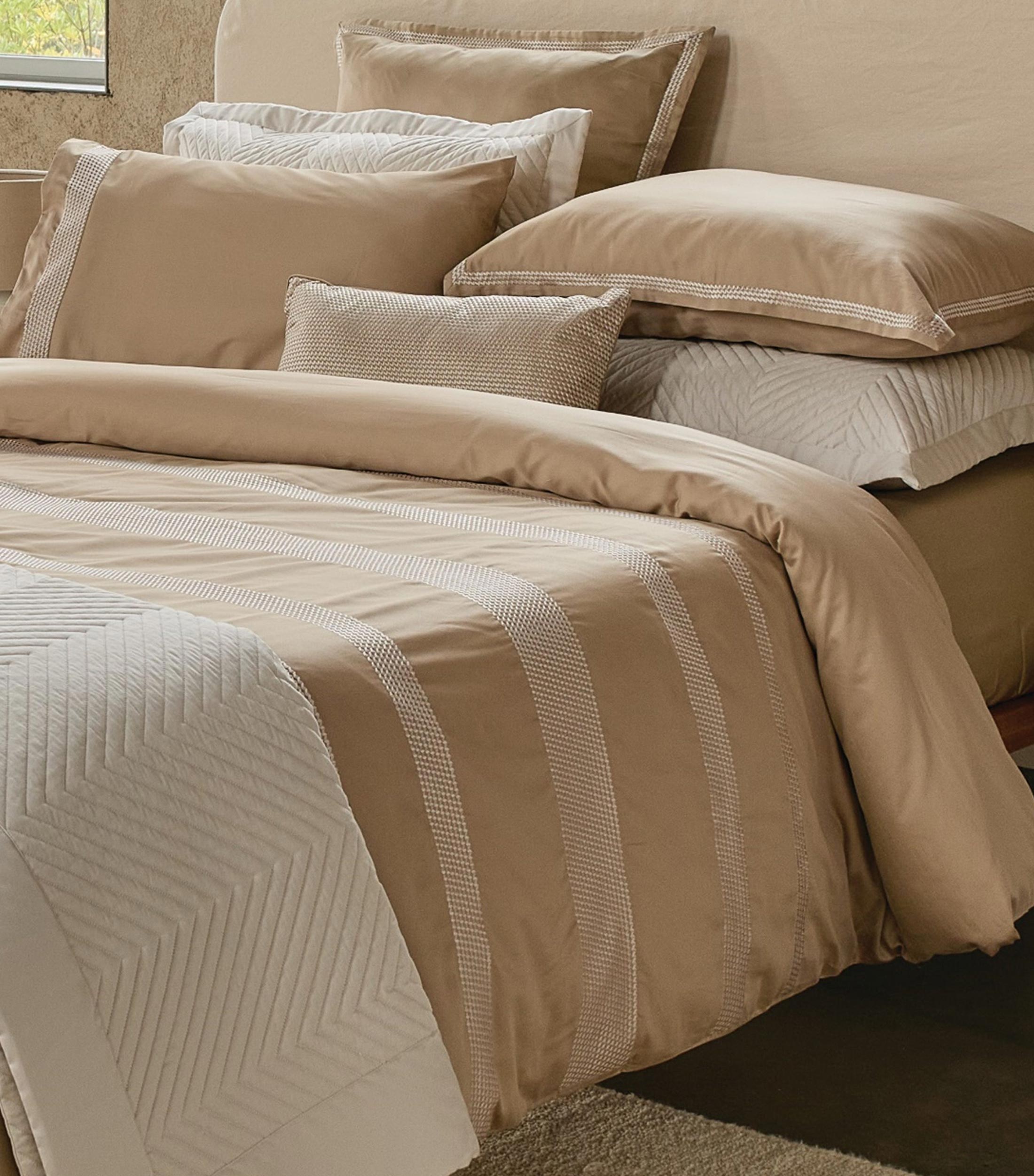 Funda para Duvet Queen Size de algodón Rossio