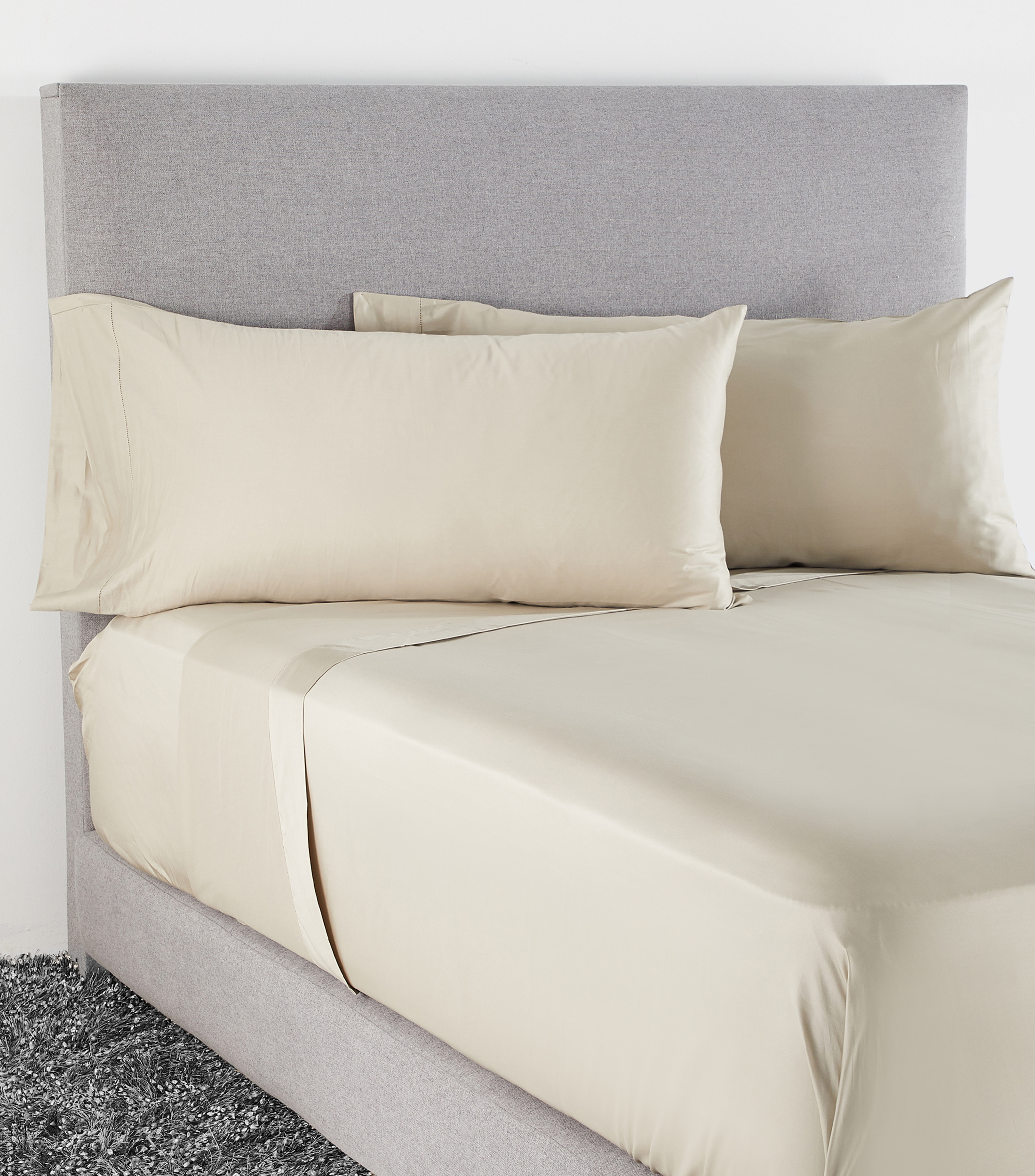 Juego de Sábanas Beige King Size