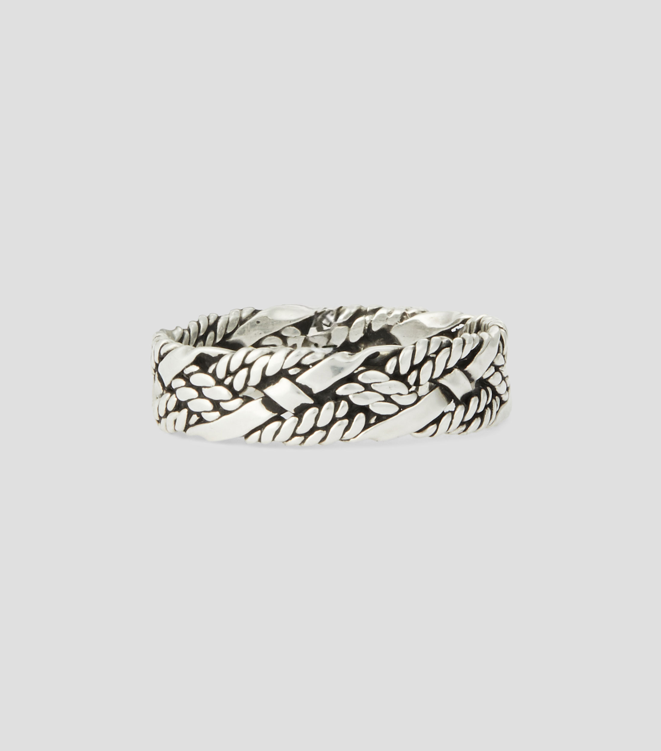 Anillo Trenzado en plata .925 Hombre