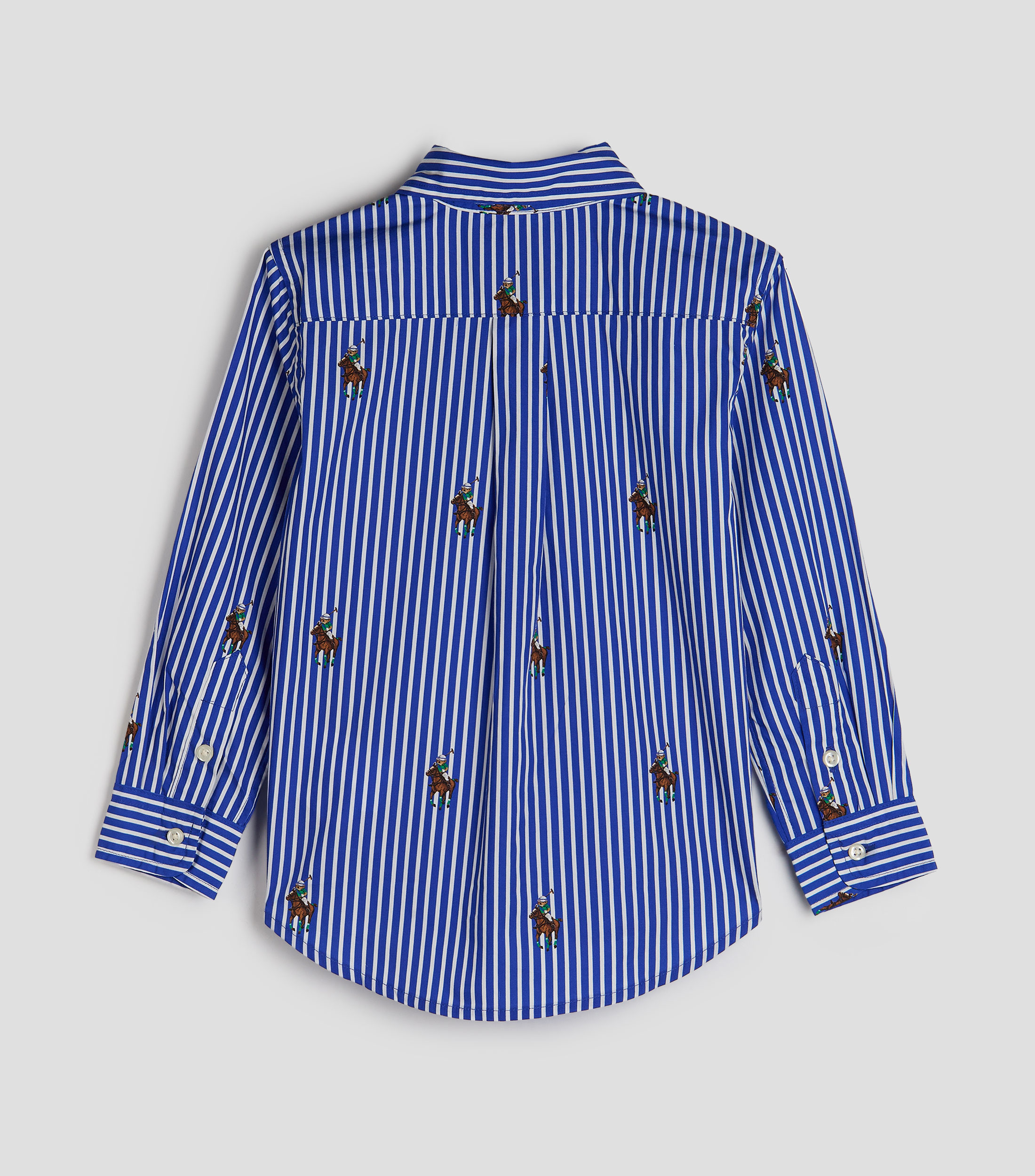 Camisa de rayas con manga larga Niño