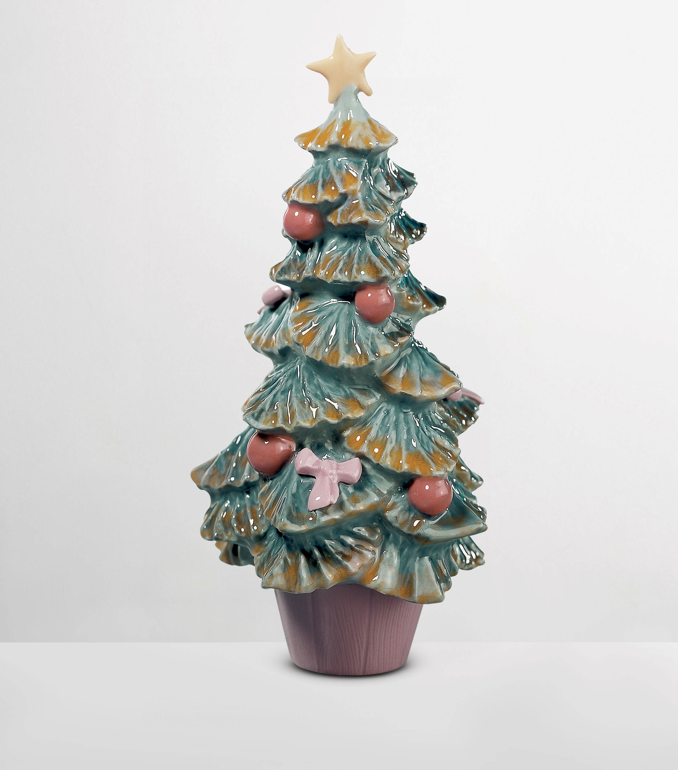 Escultura Abeto de Navidad en porcelana