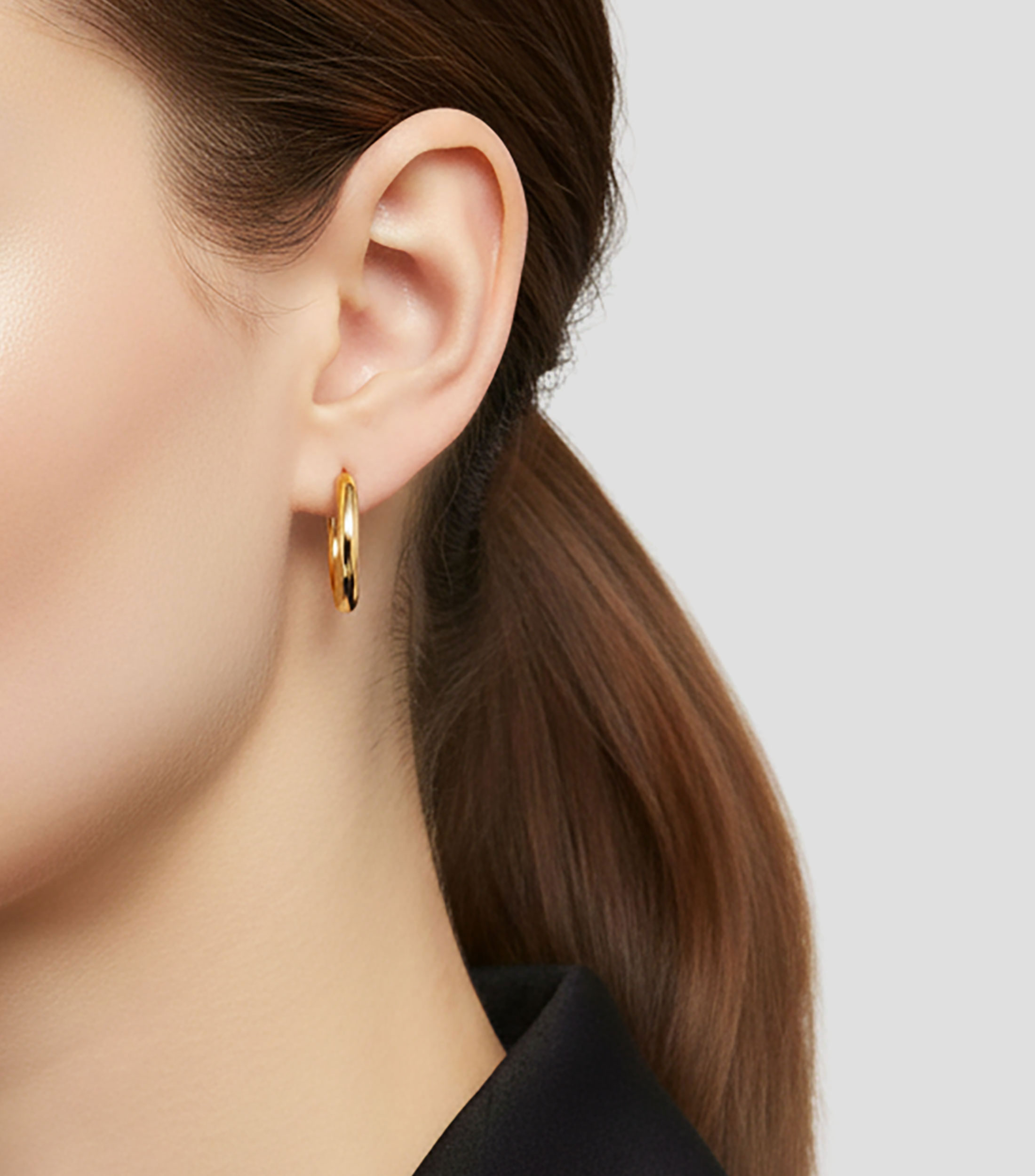 Pendientes en oro amarillo de 18 kilates Idalia Mujer