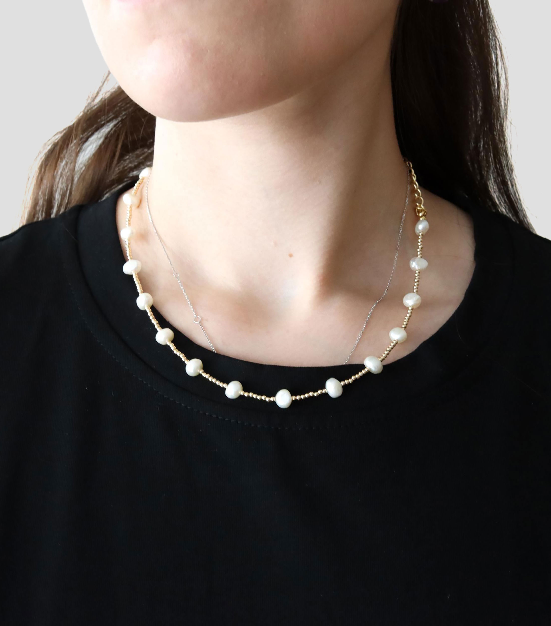 Collar con perlas Mujer