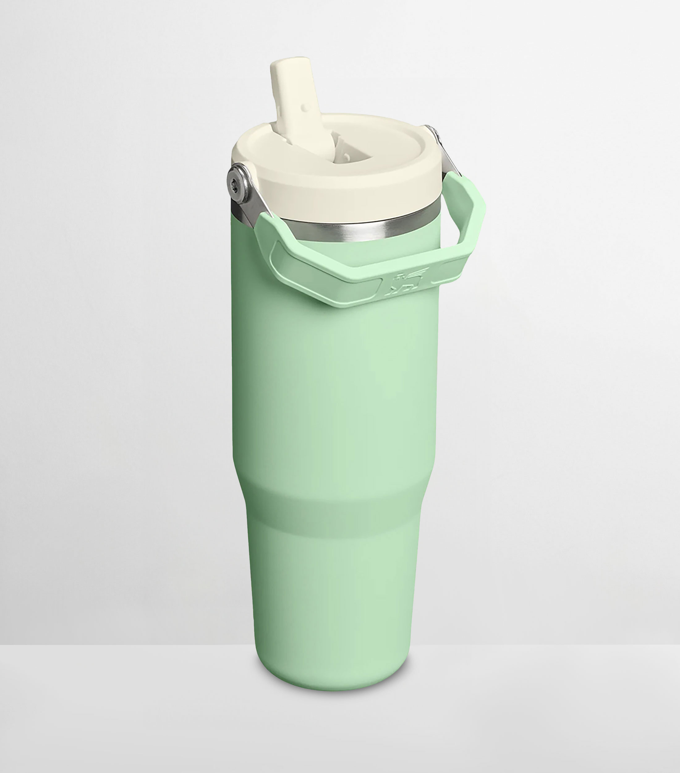 Termo Stanley Flip Straw Pistache Acero inoxidable con popote, 887 ml