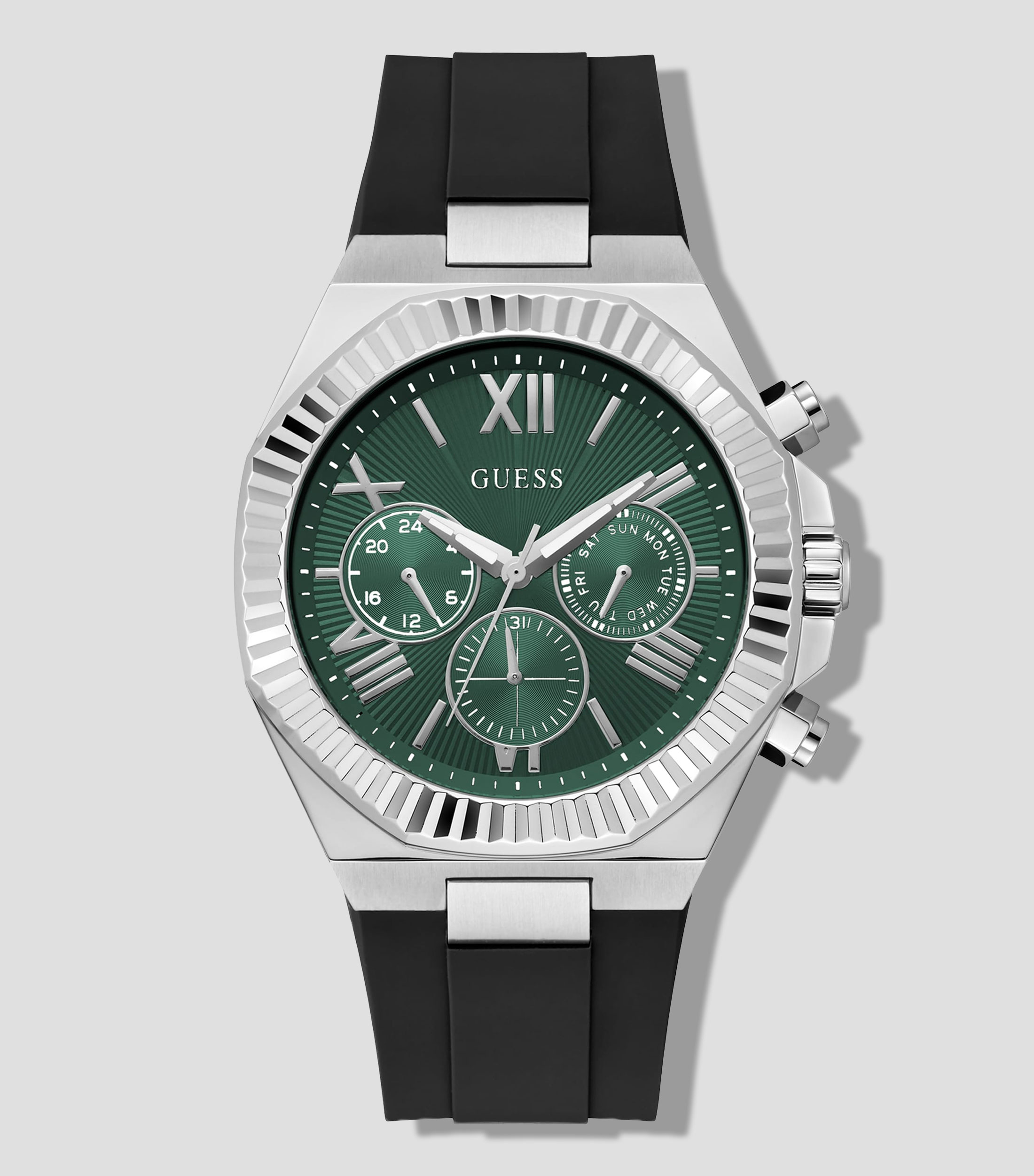 Reloj para Hombre Equity casual plateado/negro