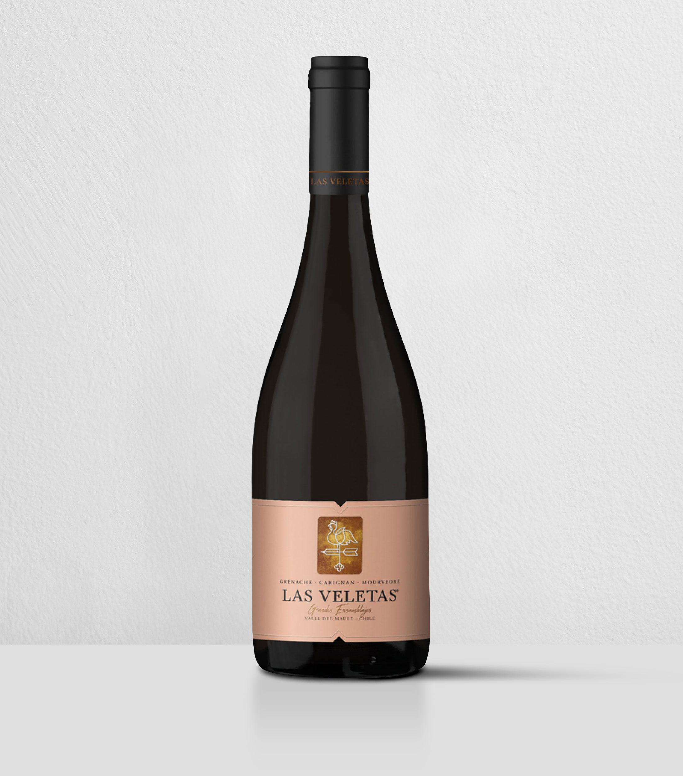 Vino Tinto Garnacha Carignan Mourvèdre Grandes Ensamblajes, Chile, 750 ml