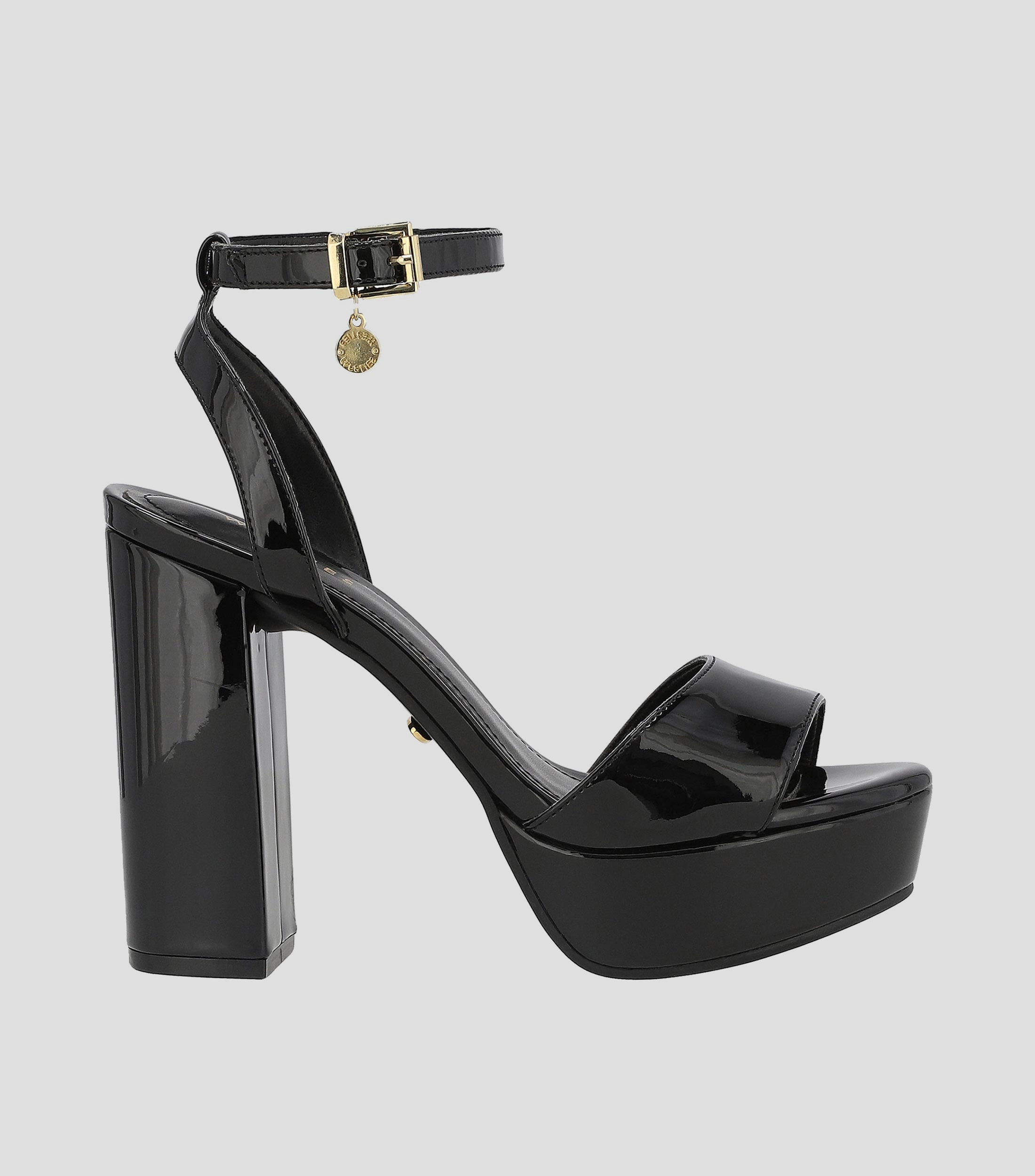 Sandalias con tacon alto Media Luna Mujer