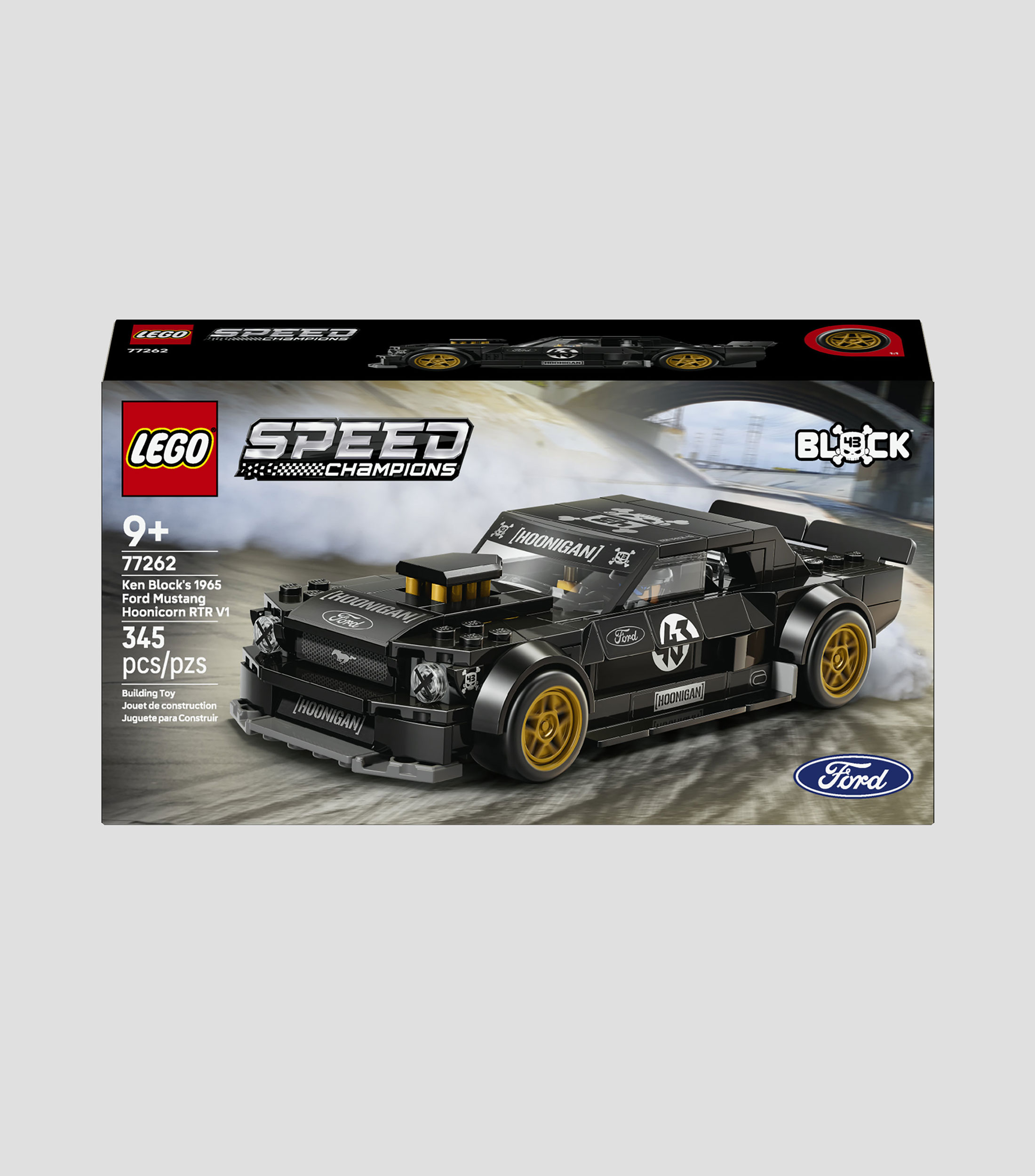 Lego Speed Champions 65 Ford Mustang Hoonicorn V1 de Ken Block 77262