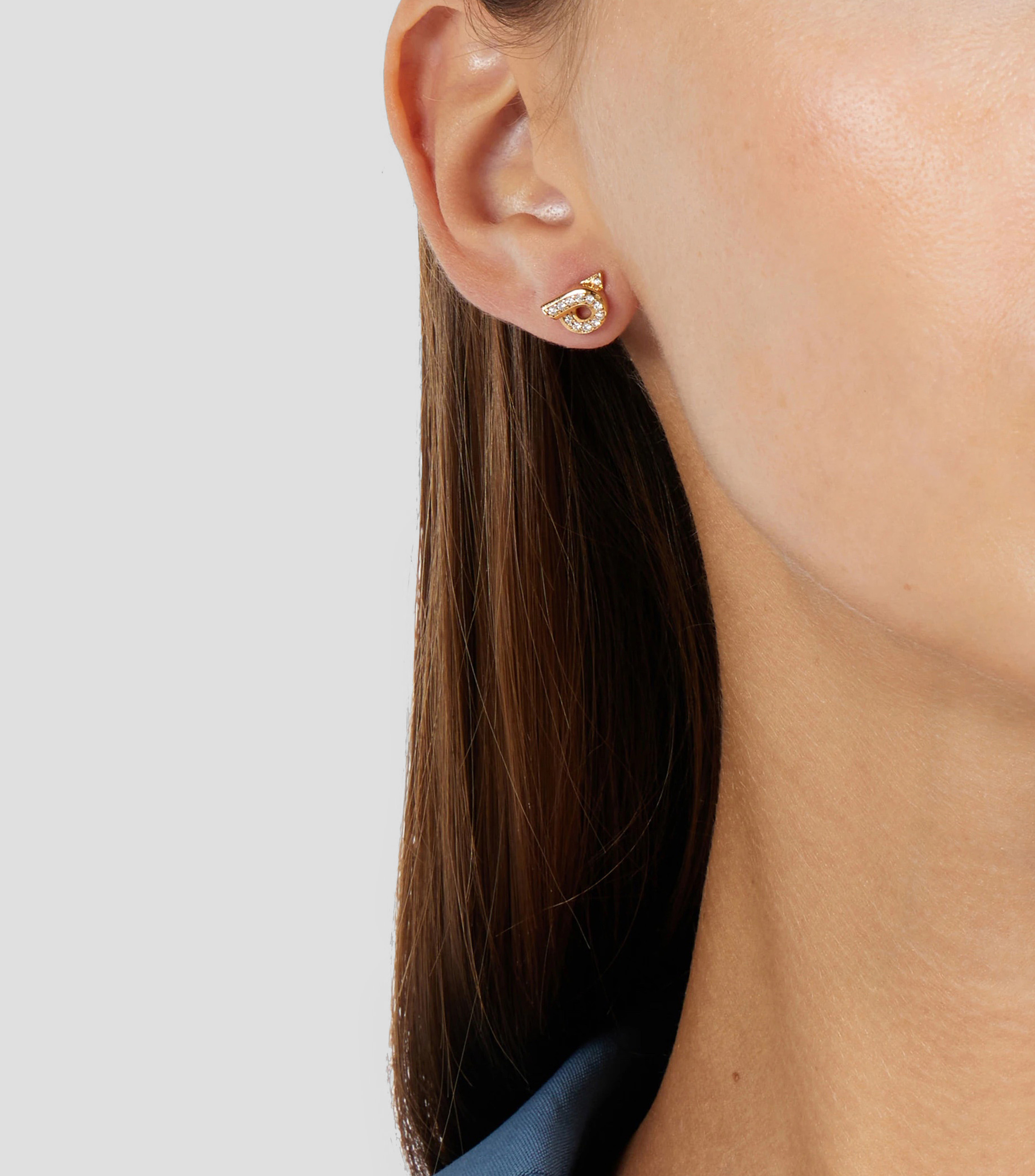 Pendientes Gancini con strass Mujer