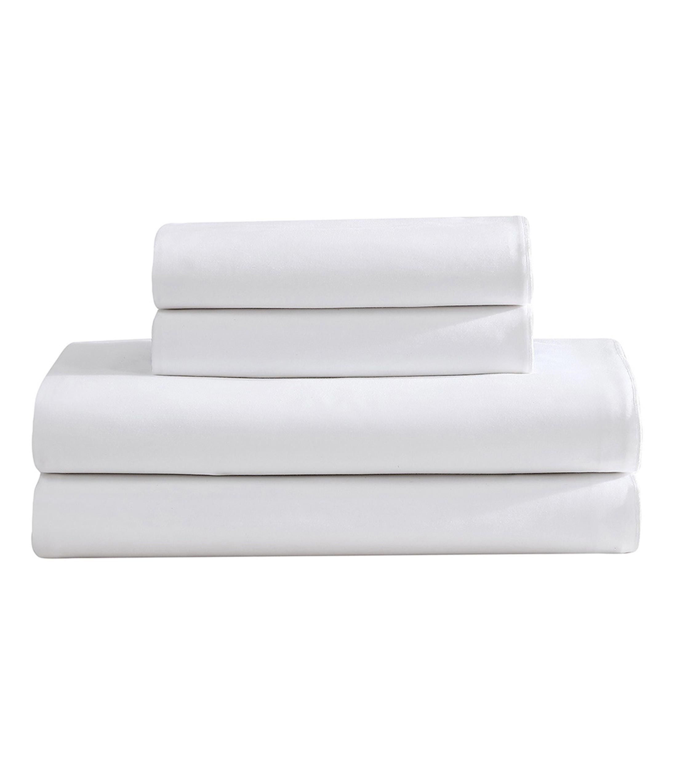 Juego de Sábanas Queen Size Pearl Edge Blanco